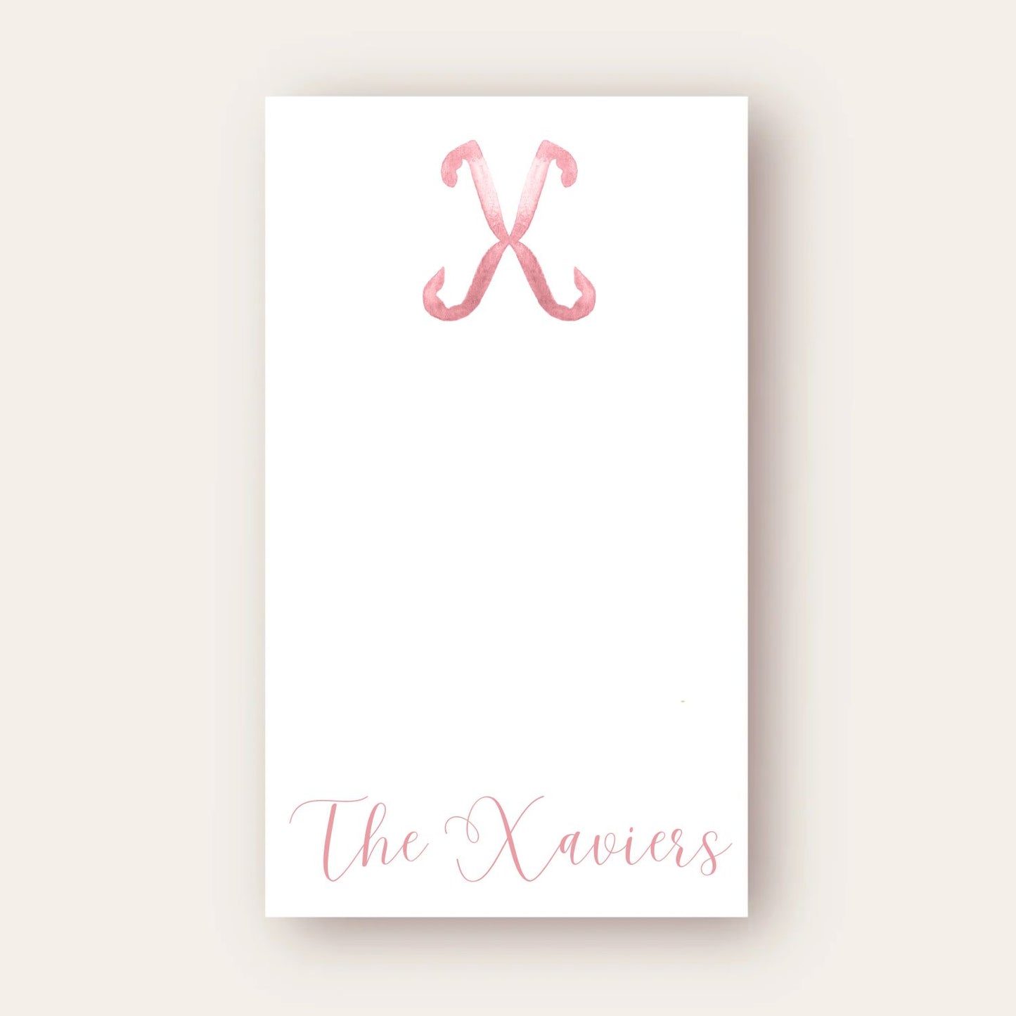 Monogram Skinny Chunk Notepad