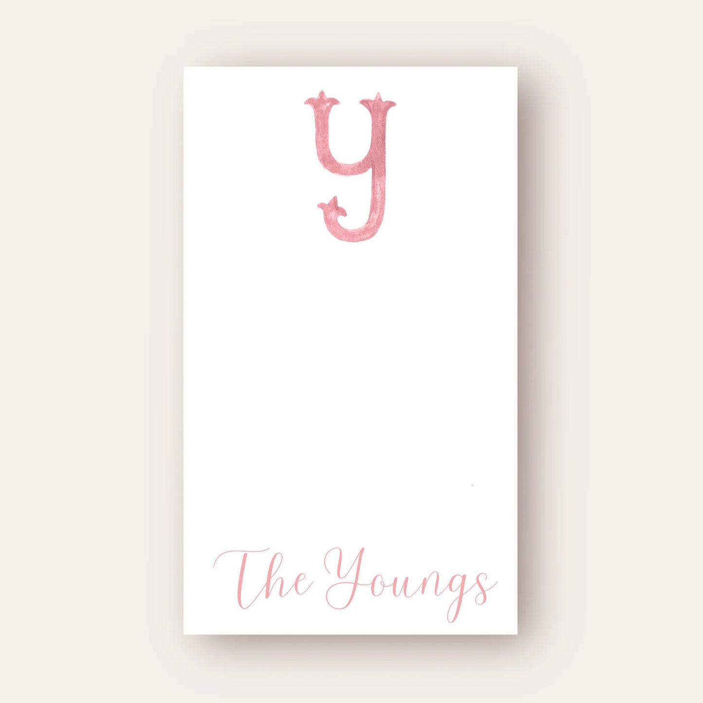 Monogram Skinny Chunk Notepad