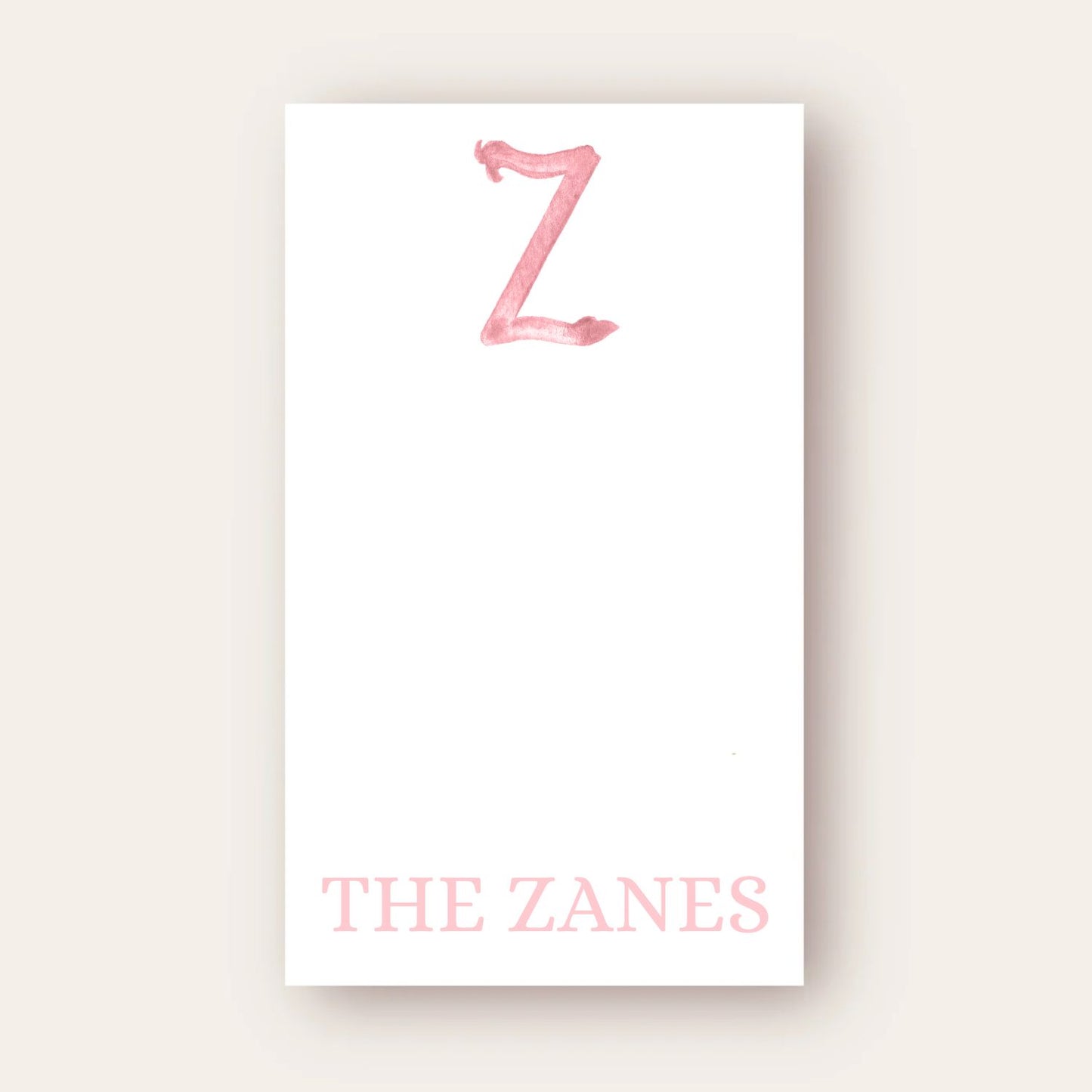 Monogram Skinny Chunk Notepad