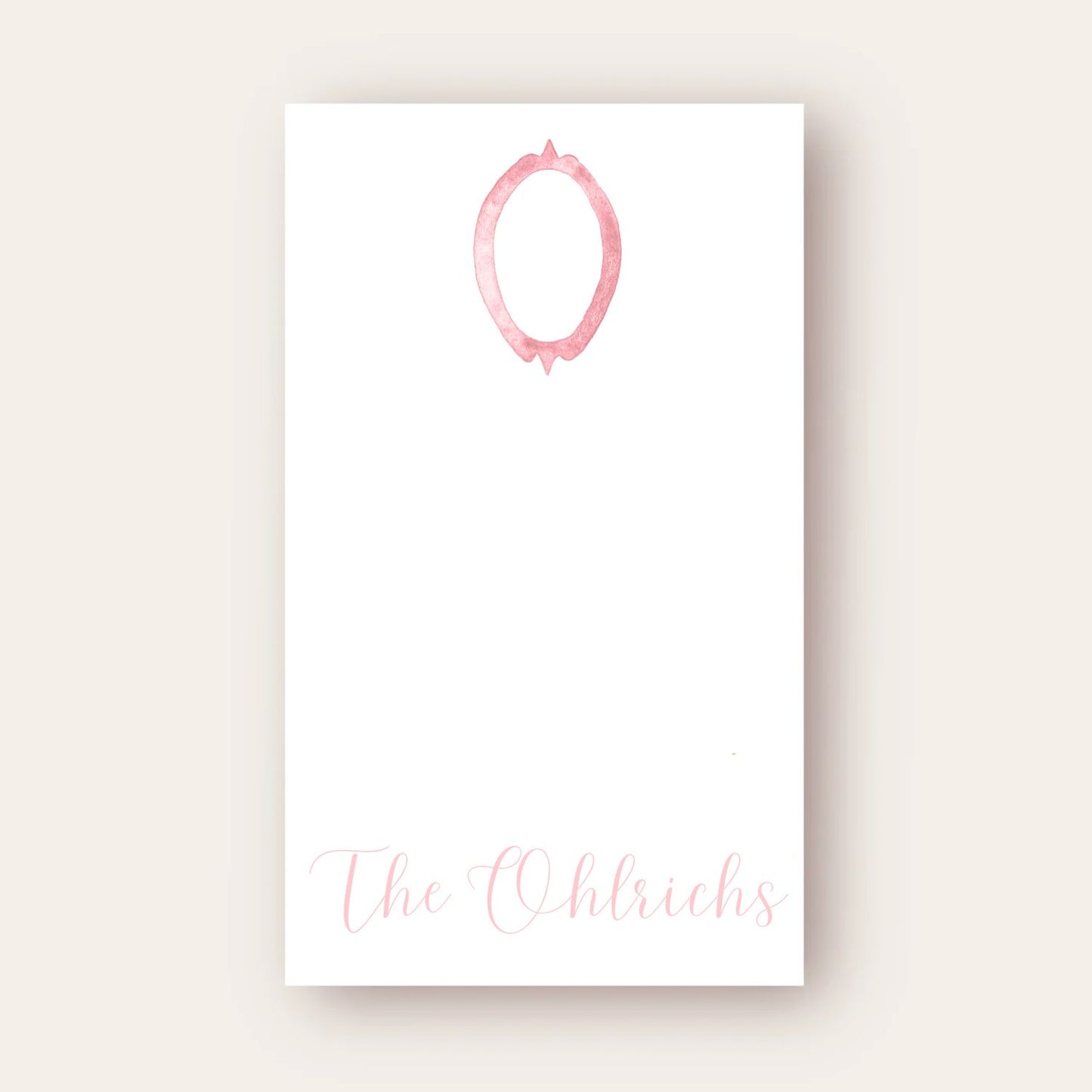 Monogram Skinny Chunk Notepad