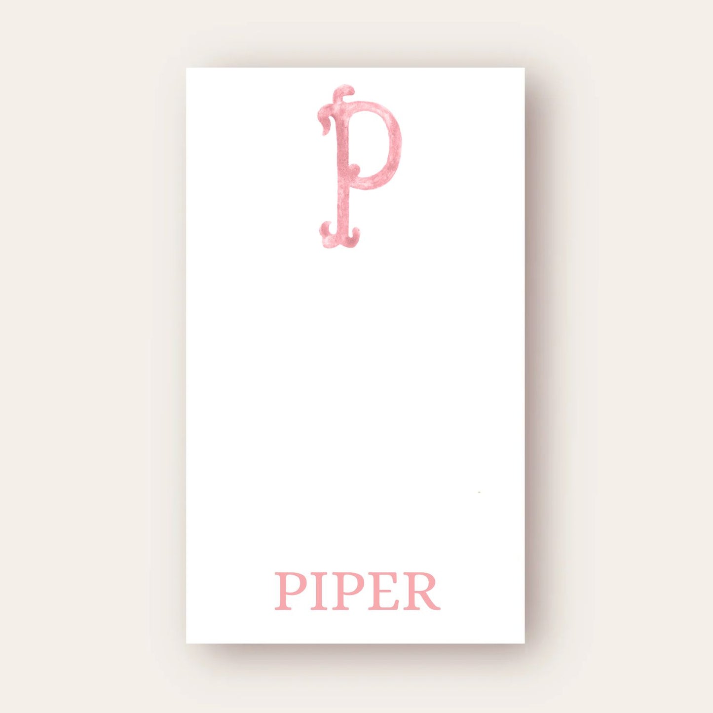 Monogram Skinny Chunk Notepad