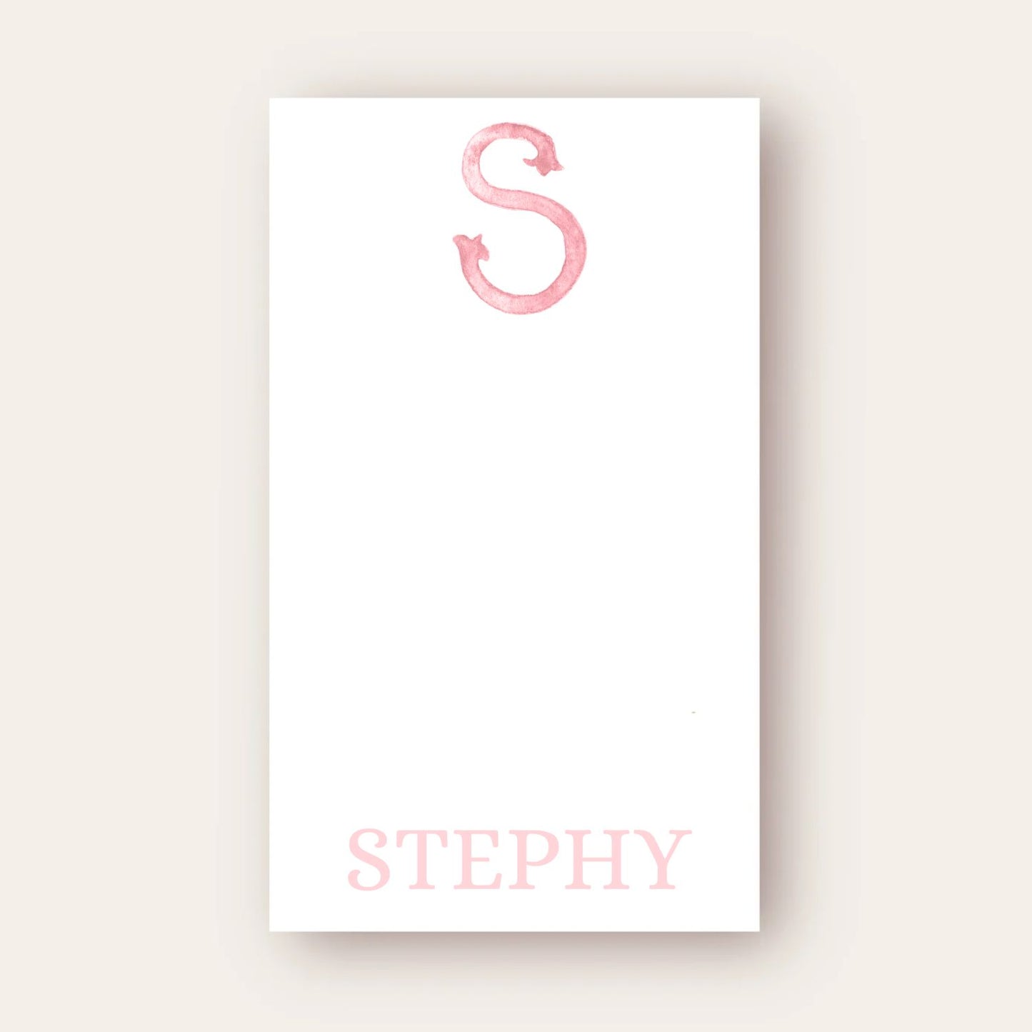 Monogram Skinny Chunk Notepad