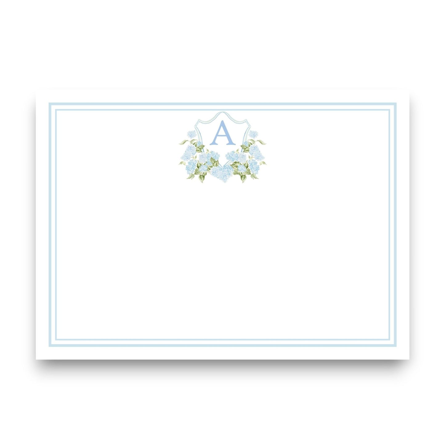 Hydrangea Crest Stationery Set