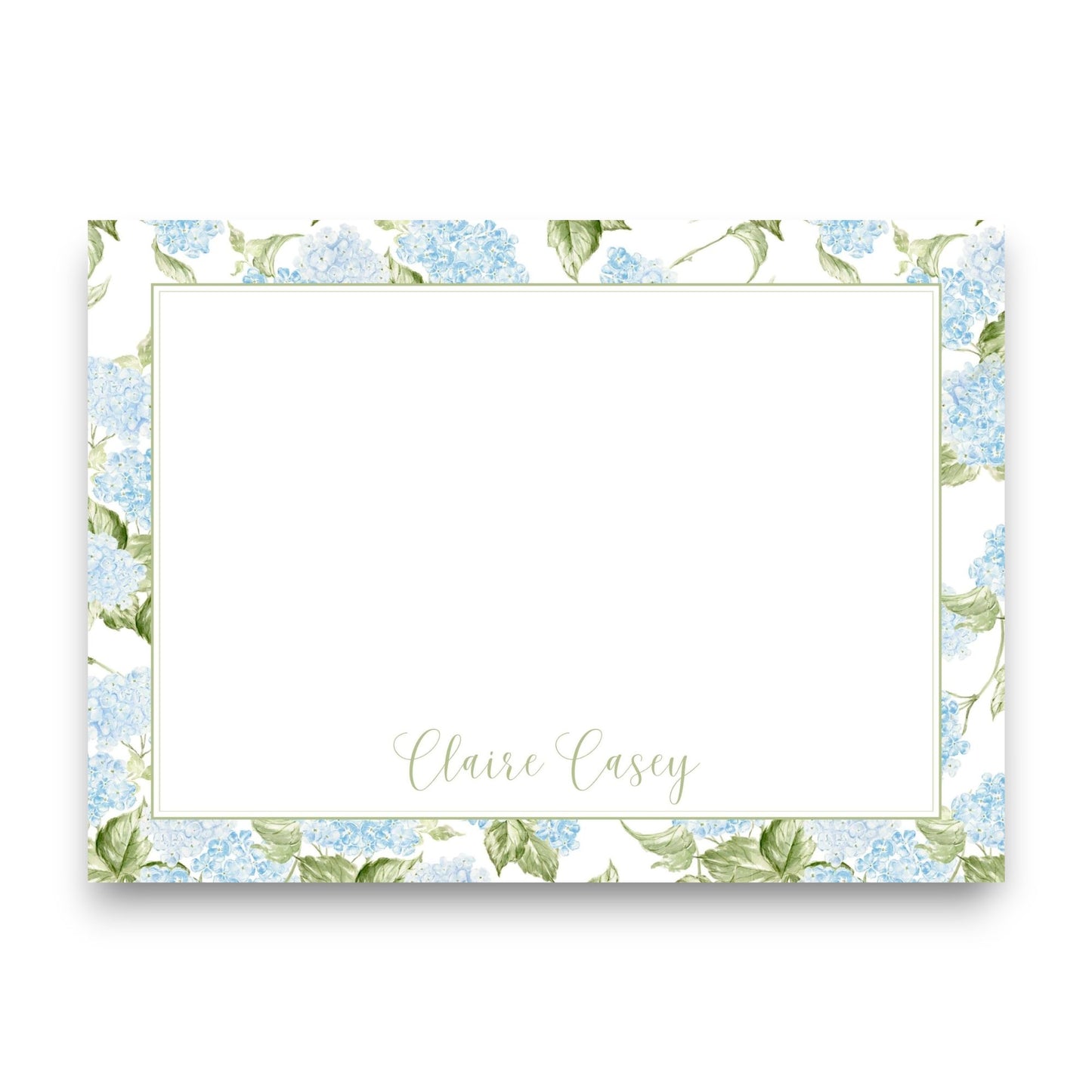 Hydrangea Border Stationery Set