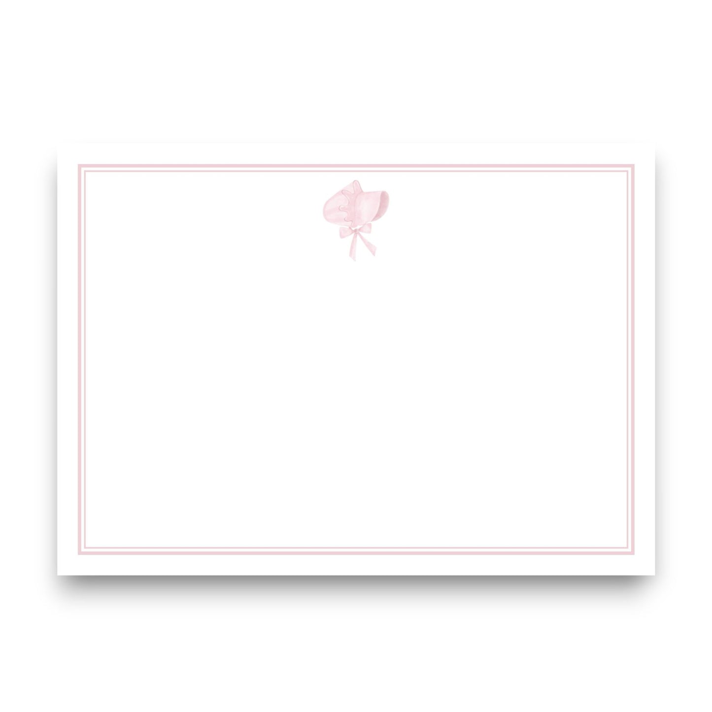 Pink Bonnet Stationery Set