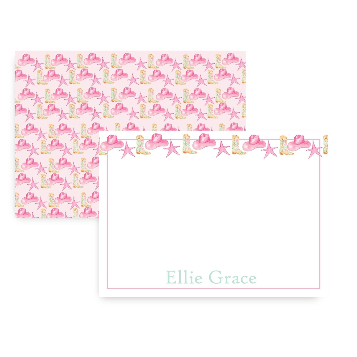 Heartbreak Hat, Boots & Stars Stationery Set