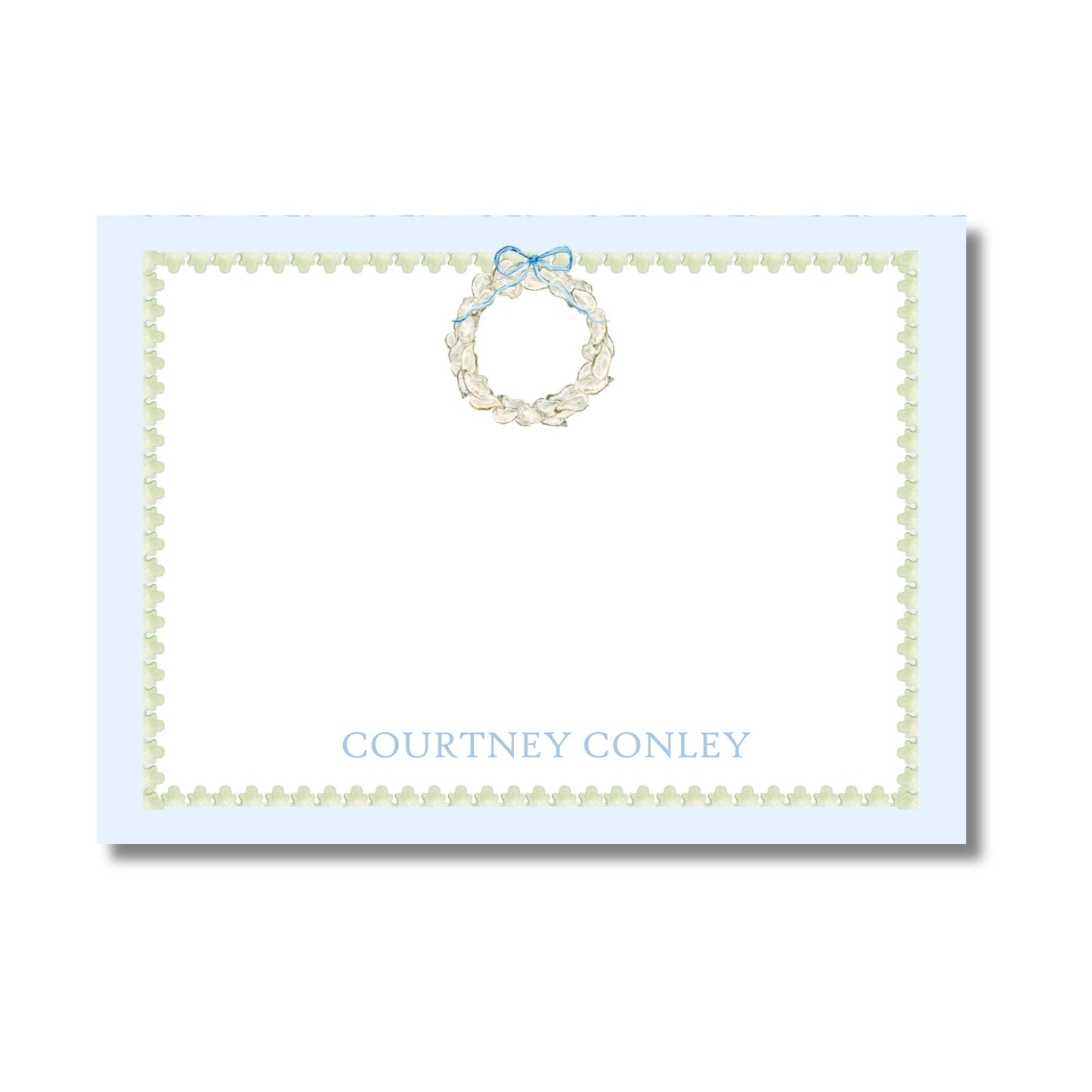 Oyster Wreath Stationery Set