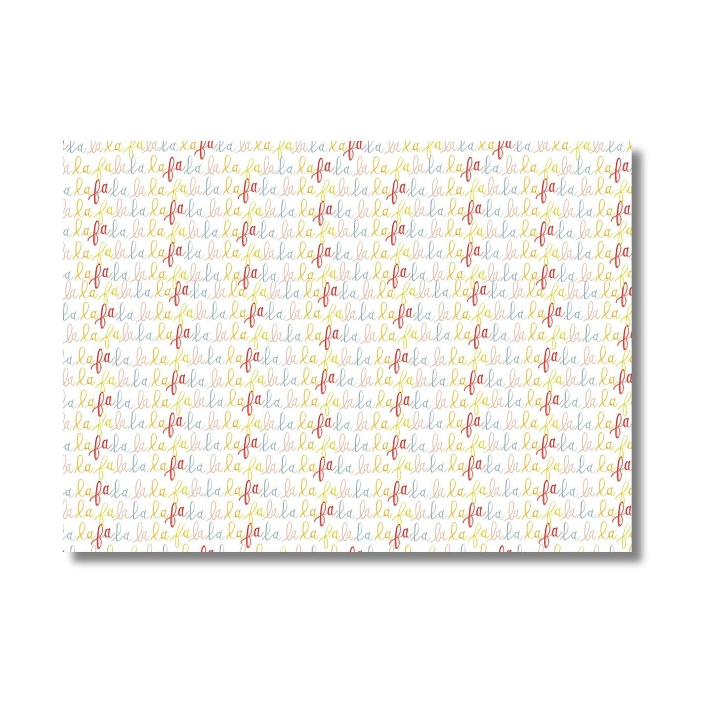 Fa La La La Stationery Set