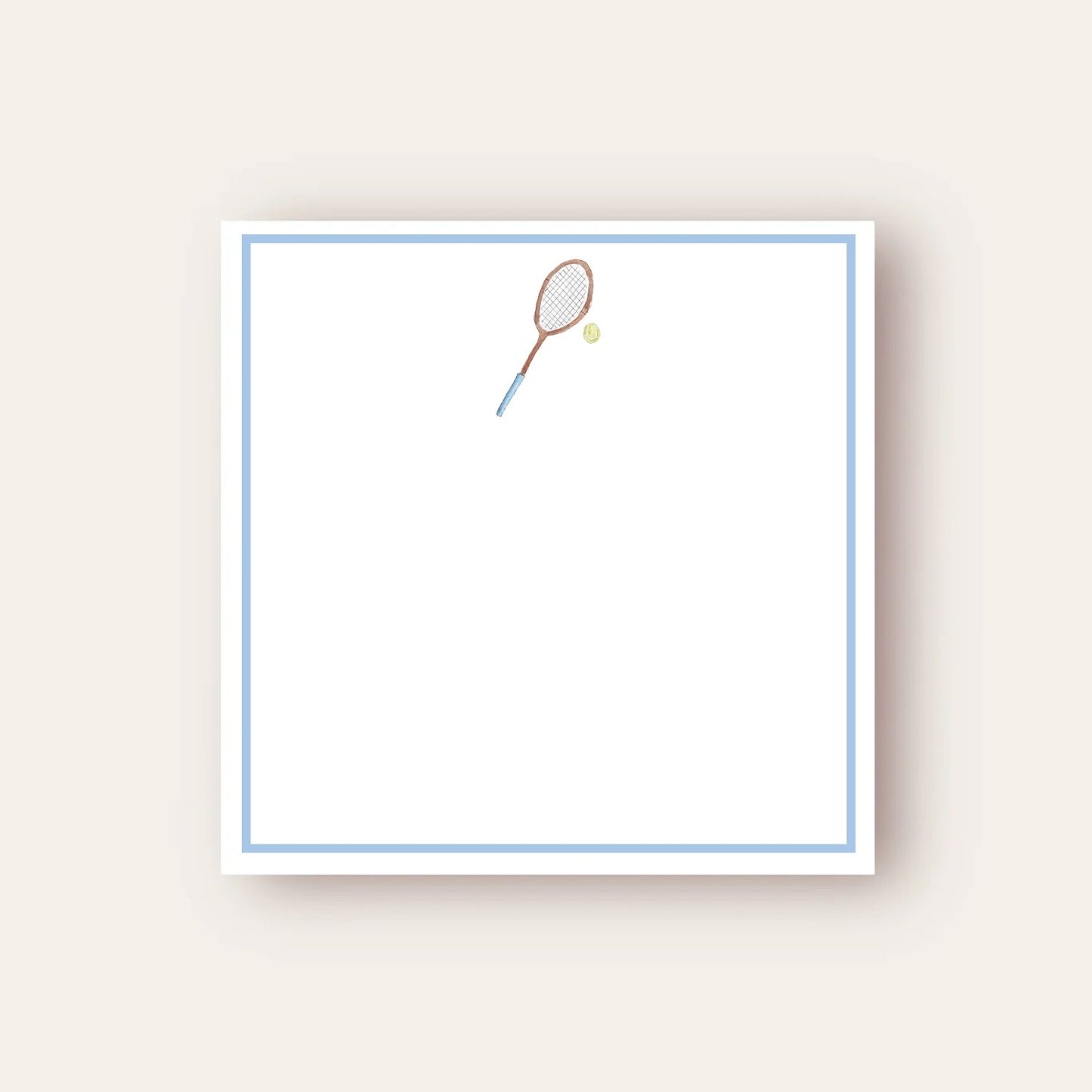 Tennis Racket Baby Chunk Notepad