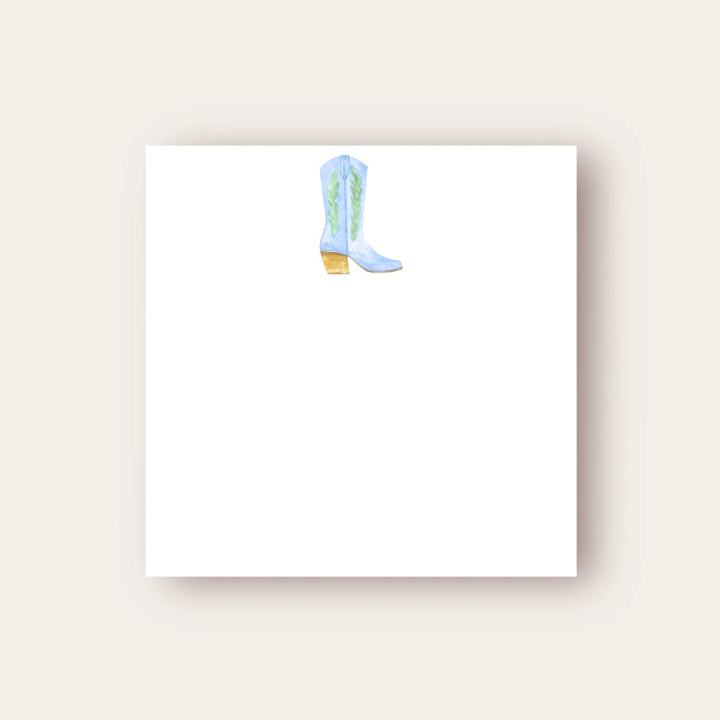 Dear John Blue Boot Baby Chunk Notepad