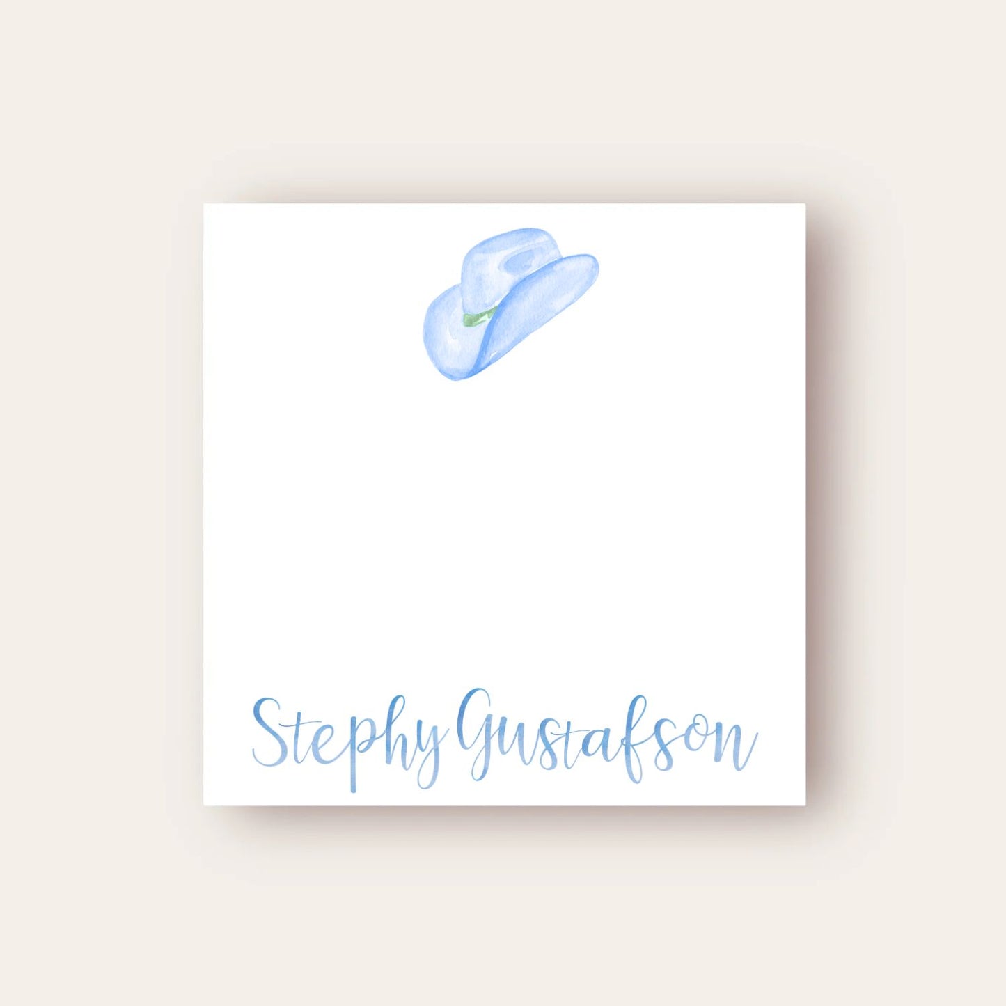 Dear John Hat Baby Chunk Notepad