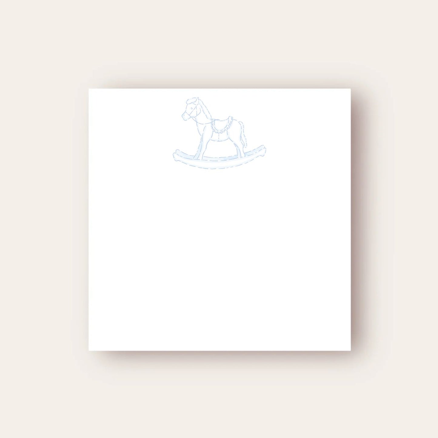 Rocking Horse Baby Chunk Notepad