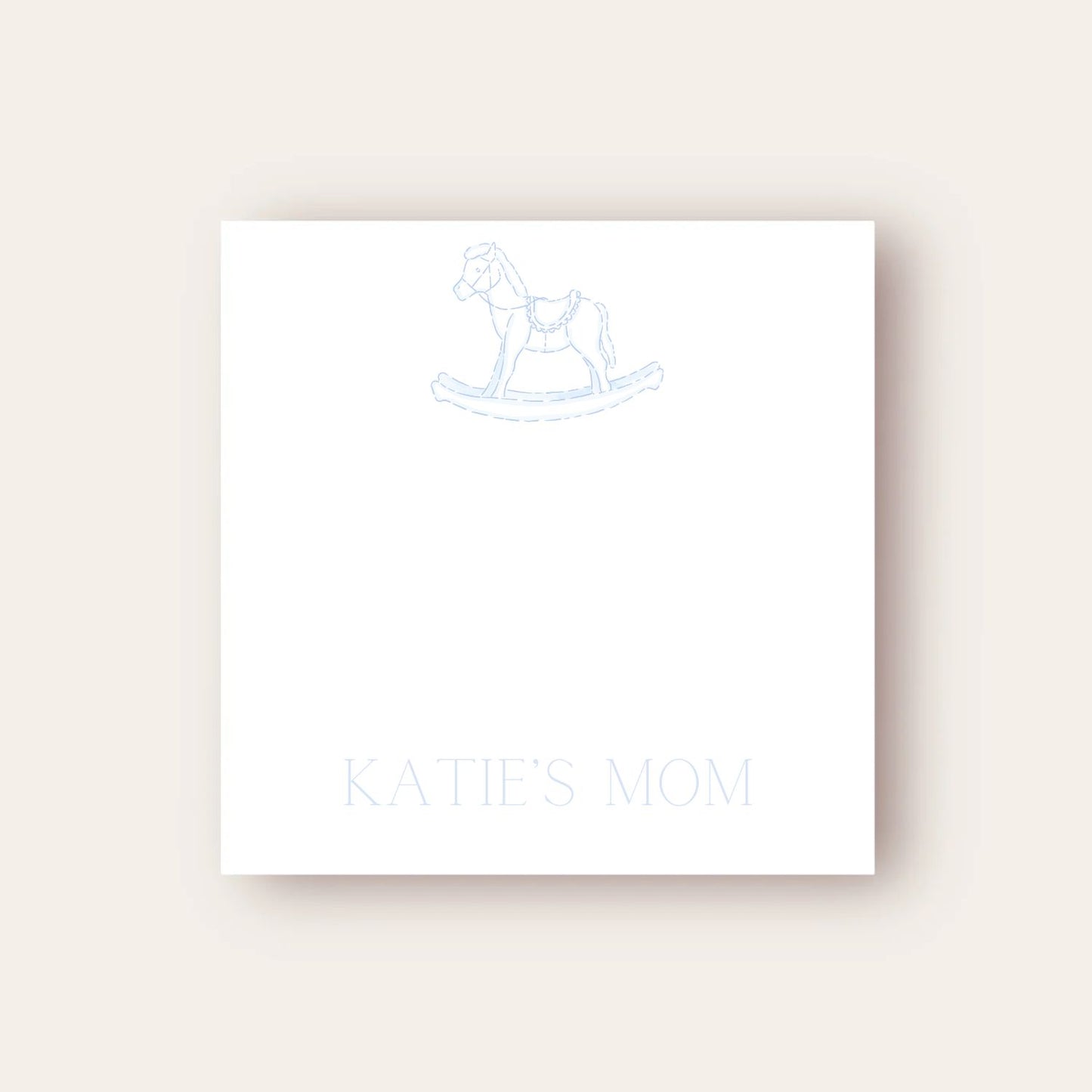 Rocking Horse Baby Chunk Notepad