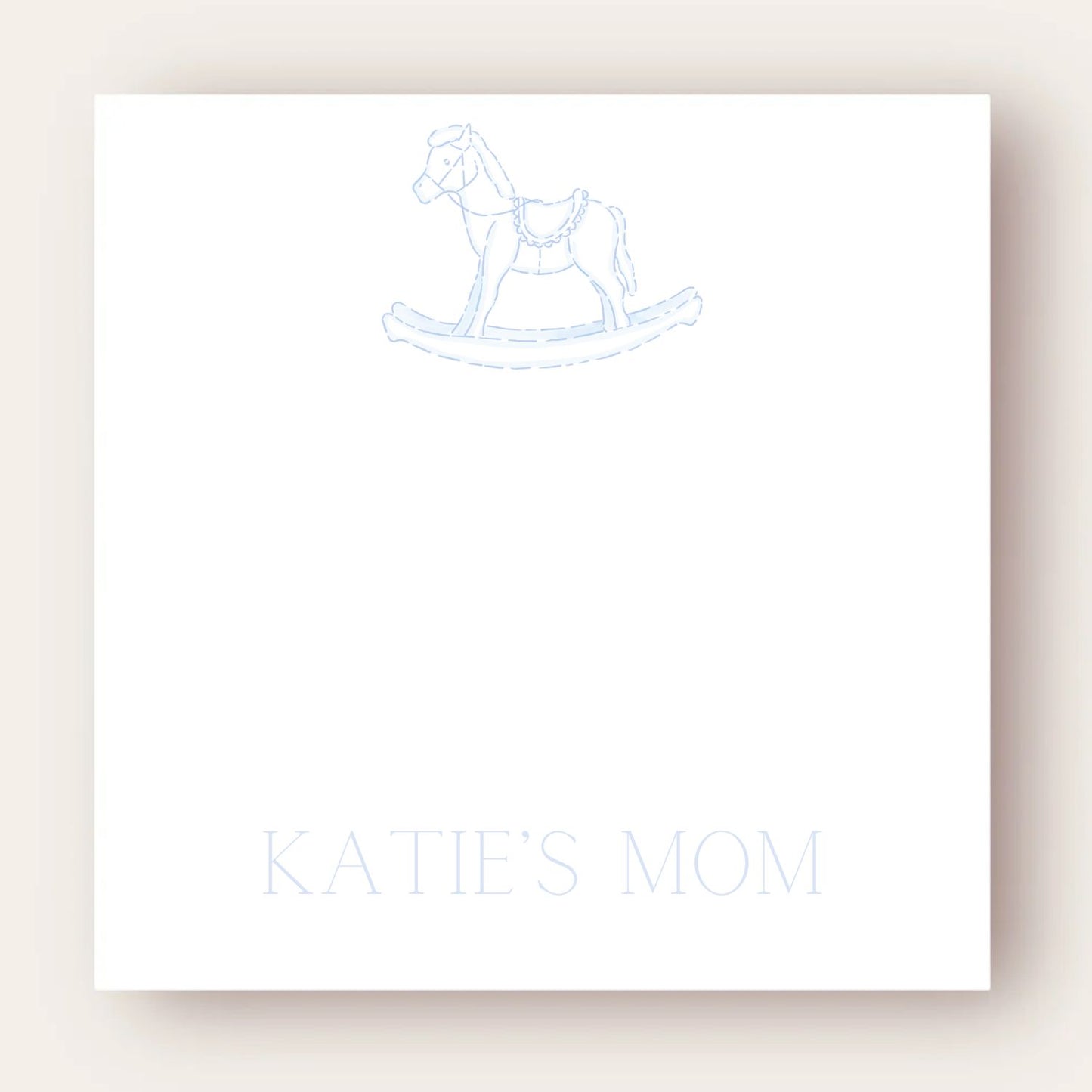 Rocking Horse Big Chunky Notepad