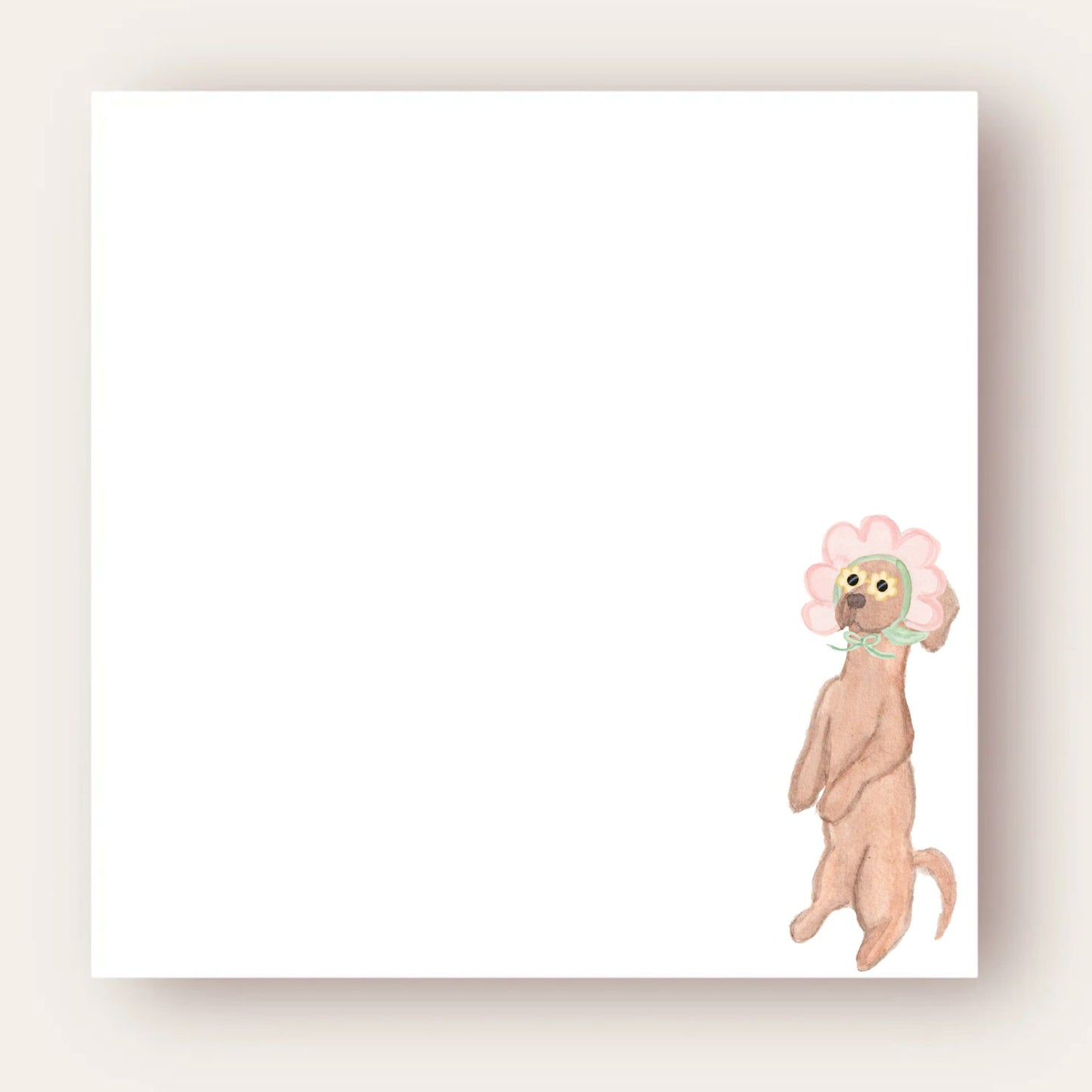 Cute Weiner Dog Big Chunky Notepad