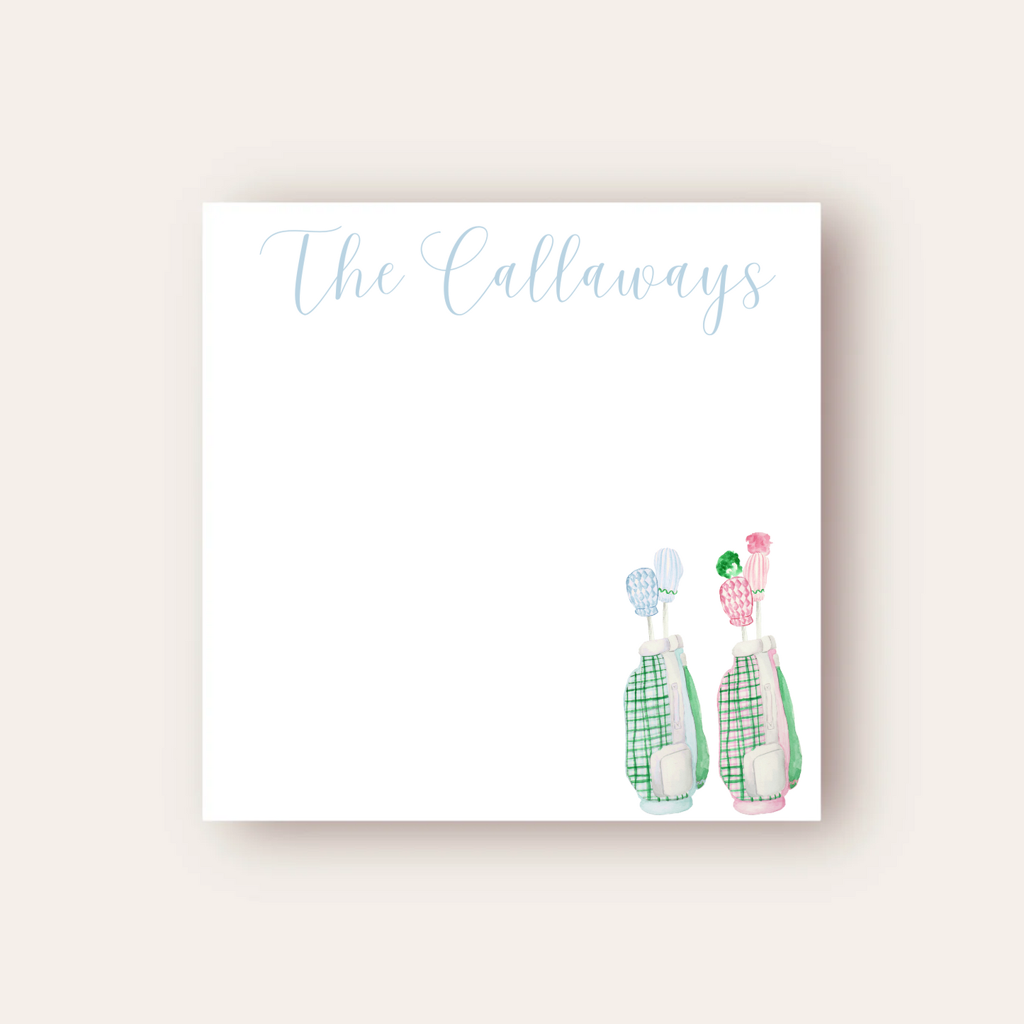 Monogram Skinny Chunk Notepad