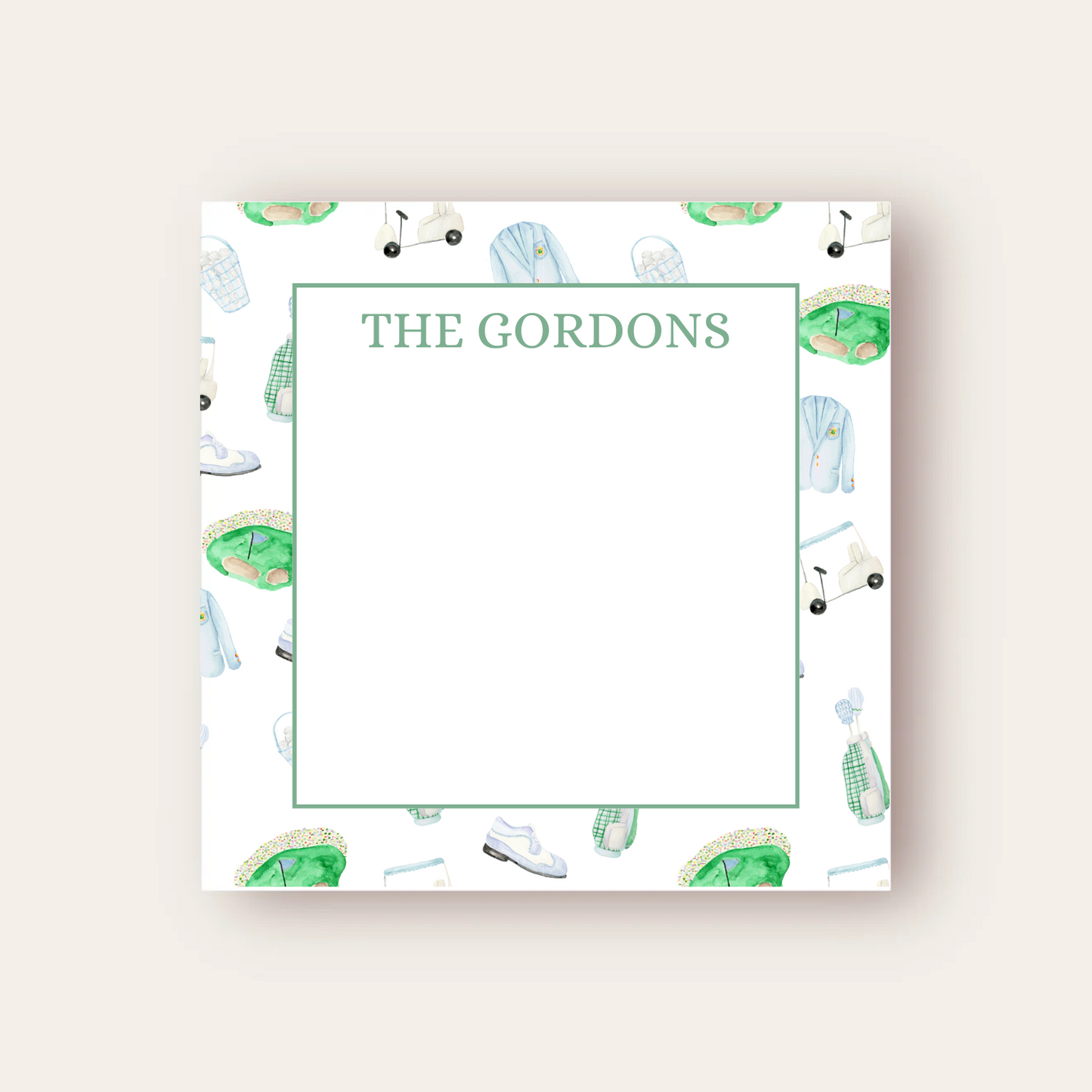 Monogram Skinny Chunk Notepad
