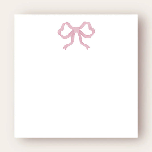 Pink Bow Big Chunky Notepad