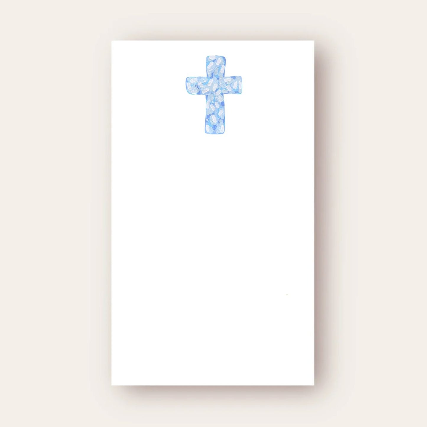 Blue Confetti Cross
