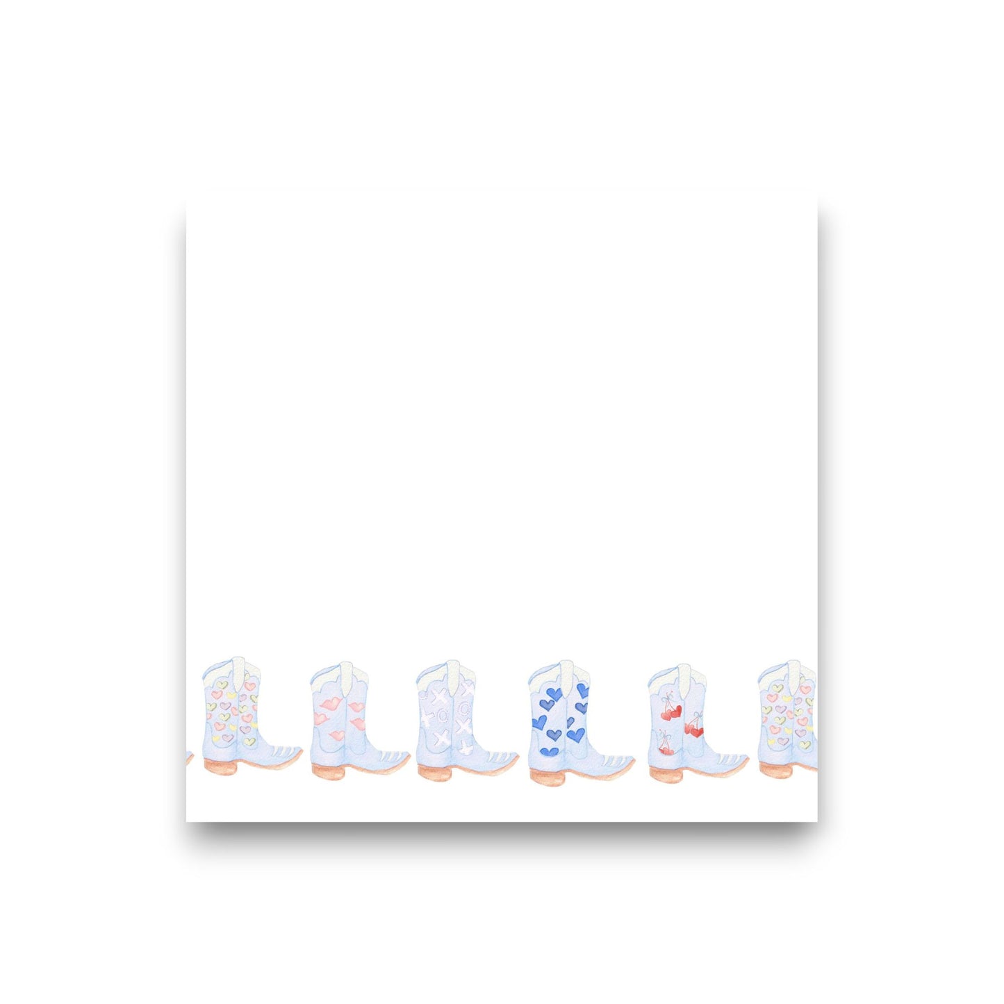 Blue Boot Baby Chunk Notepad