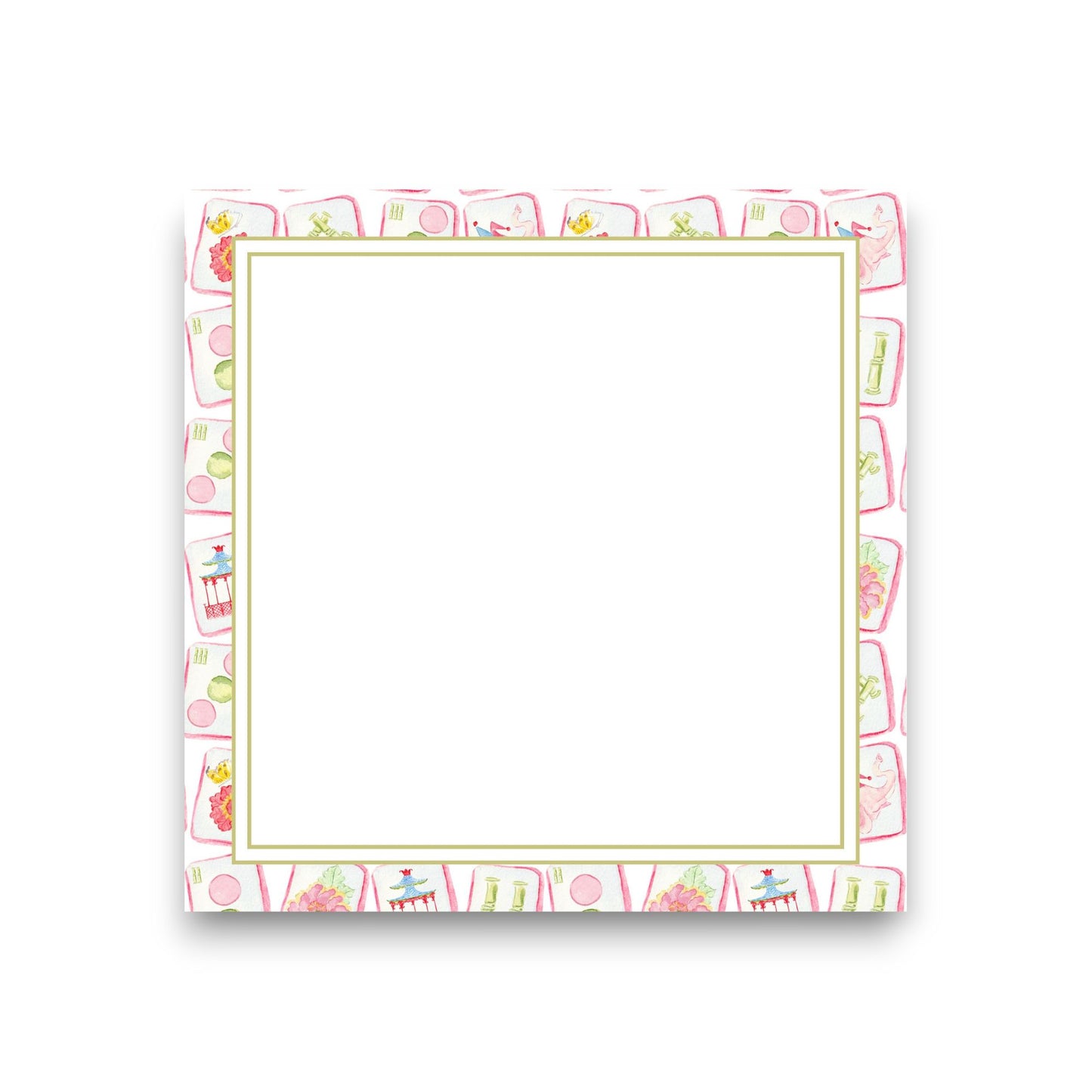 Mahjong Tiles Baby Chunk Notepad