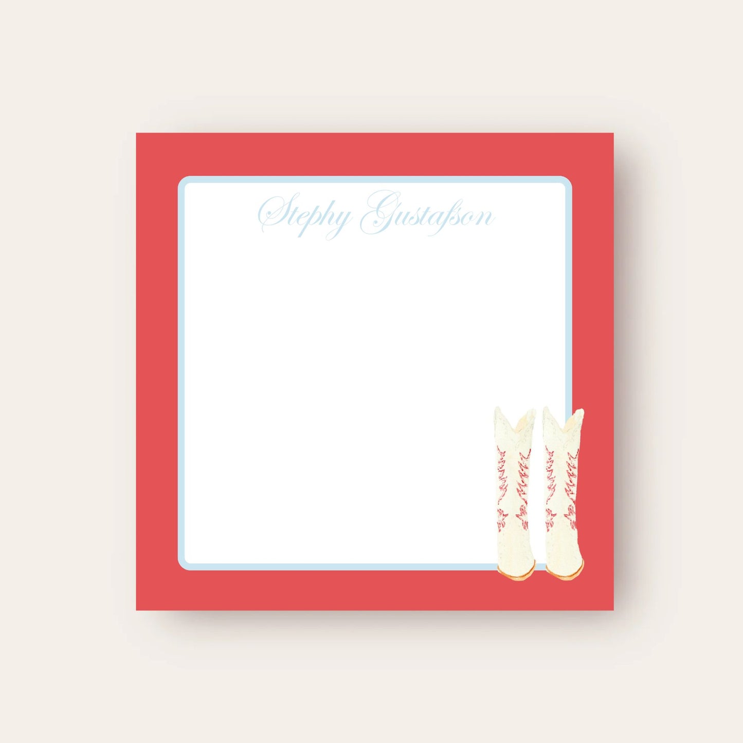 Gimme the Boots & Baby Chunk Notepad