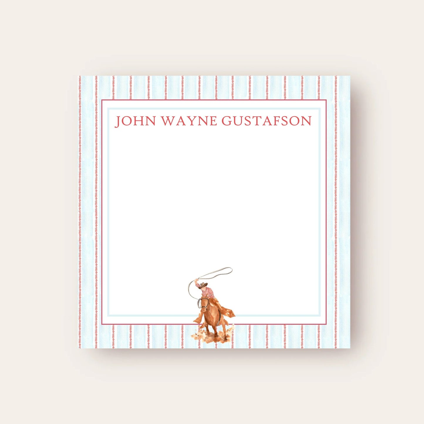 The Cowboy Baby Chunk Notepad