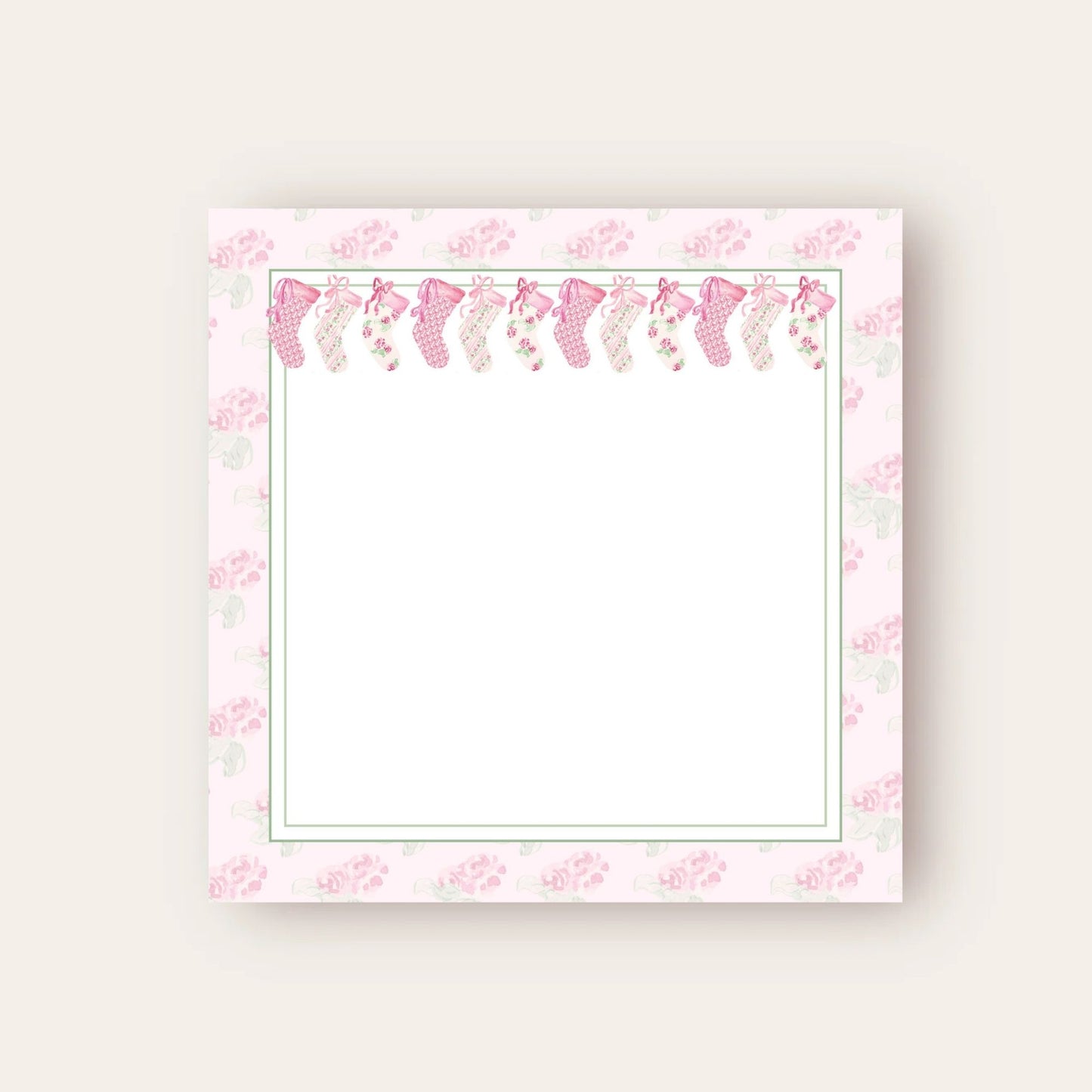 Loveshack, Fancy & Perfectly Pink Stockings Baby Chunk Notepad