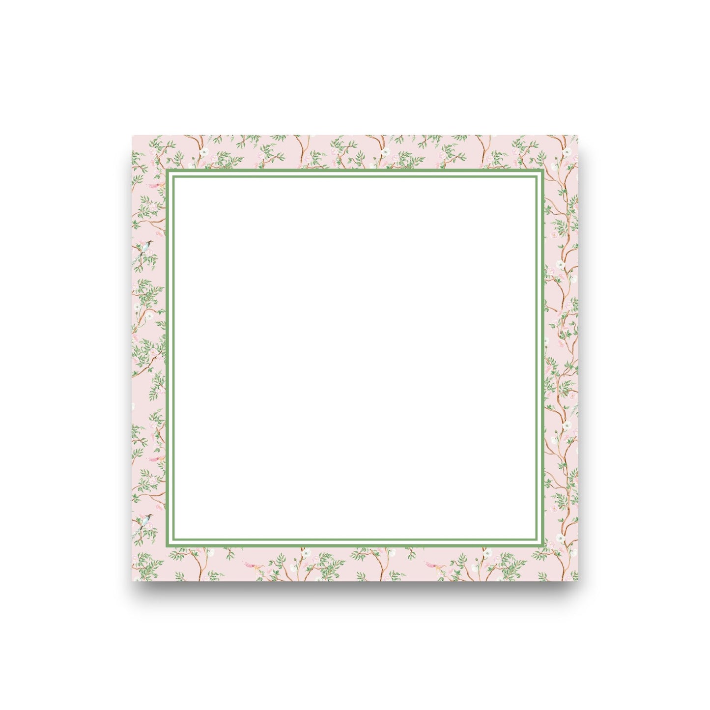 Pink Chinoiserie Baby Chunk Notepad