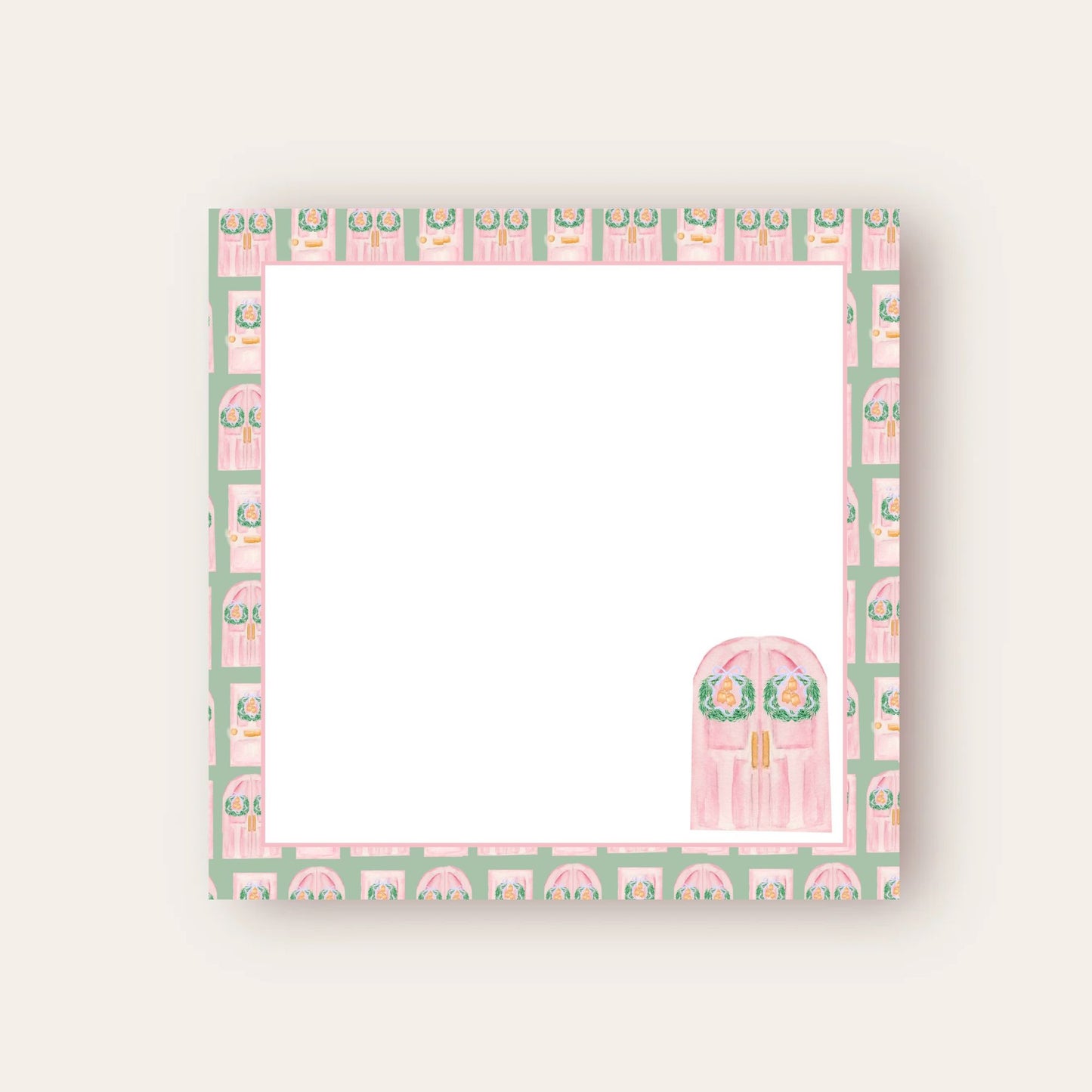 Happy Holidays Baby Chunk Notepad (Pink Edition)