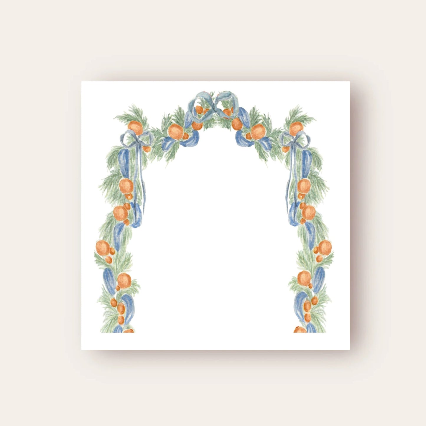 Orange Garland Baby Chunk Notepad