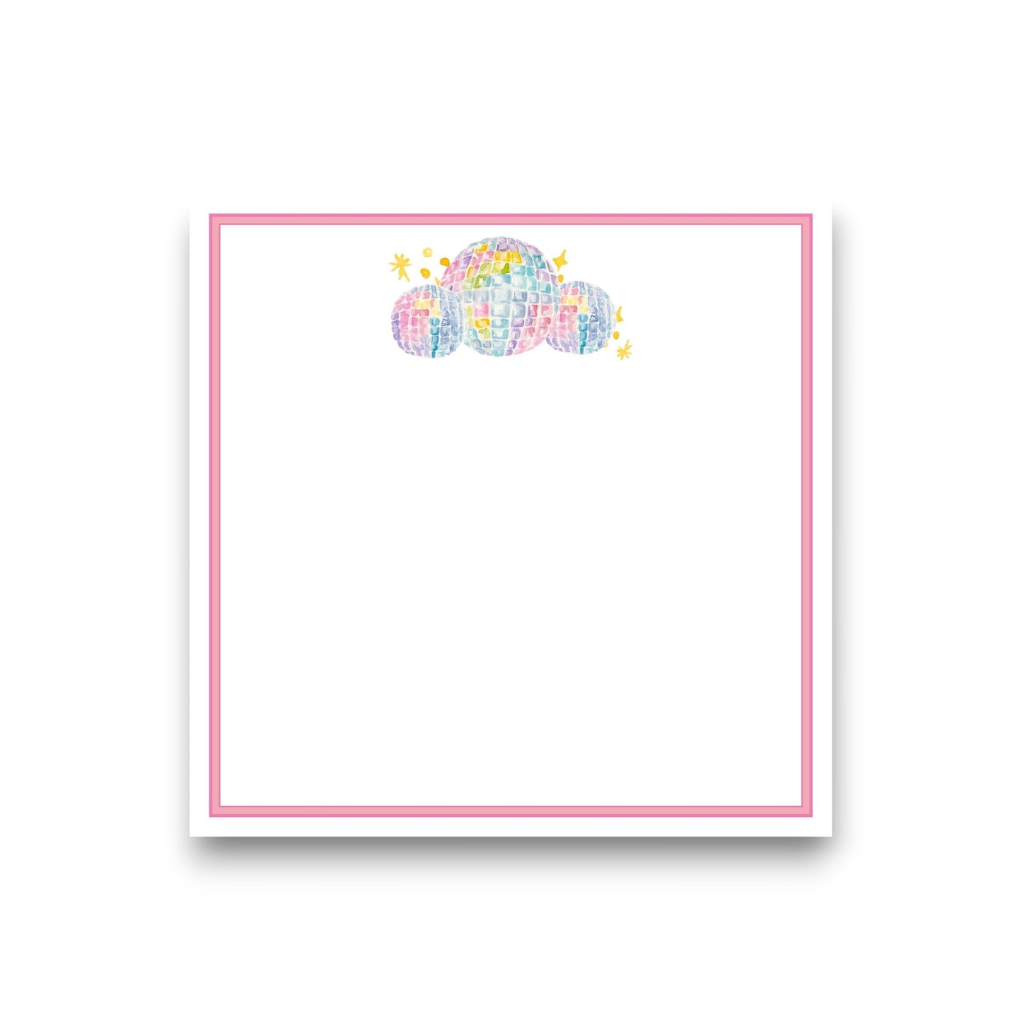 Meet Me at the Disco Ball Baby Chunk Notepad