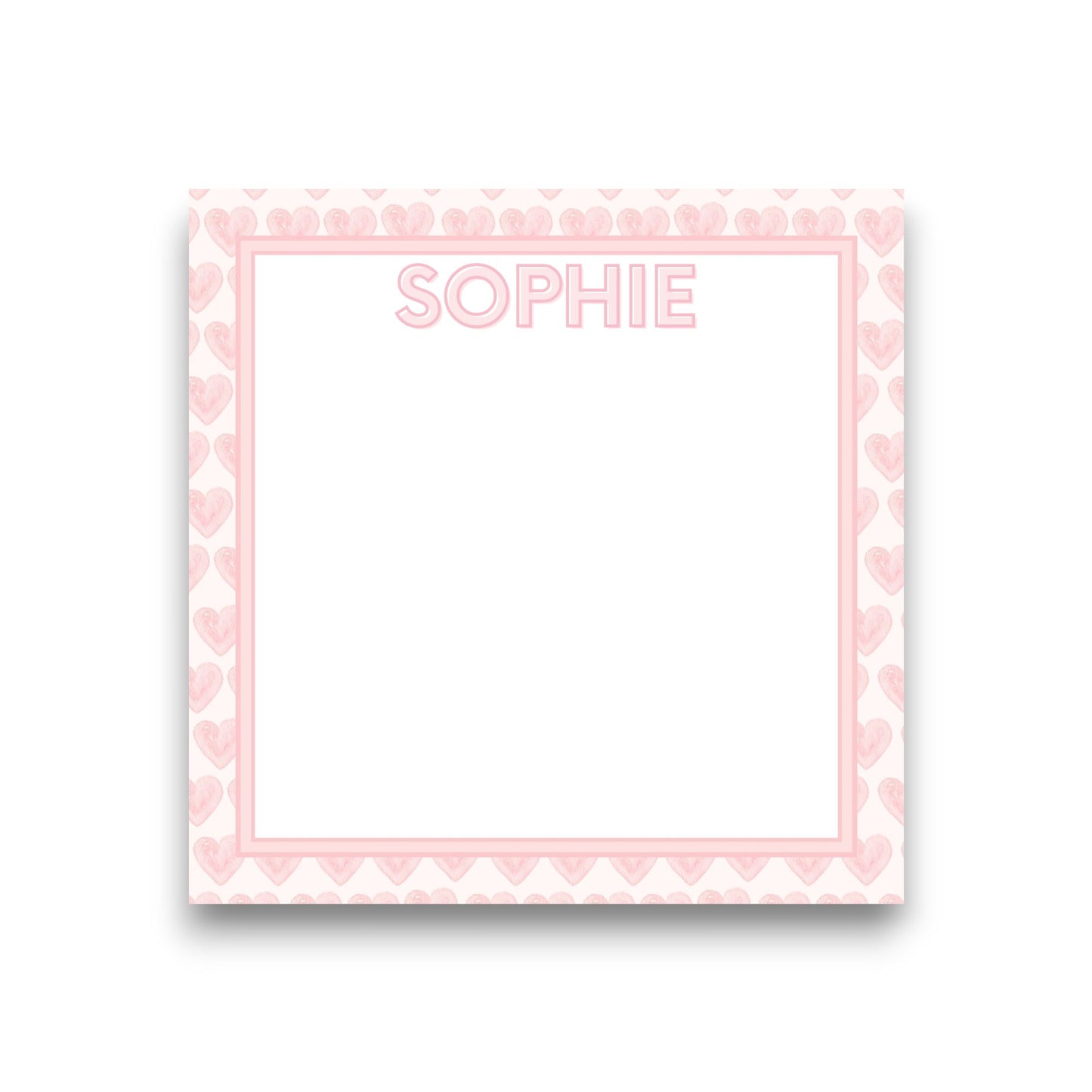 Sophie's Valentine Baby Chunk Notepad