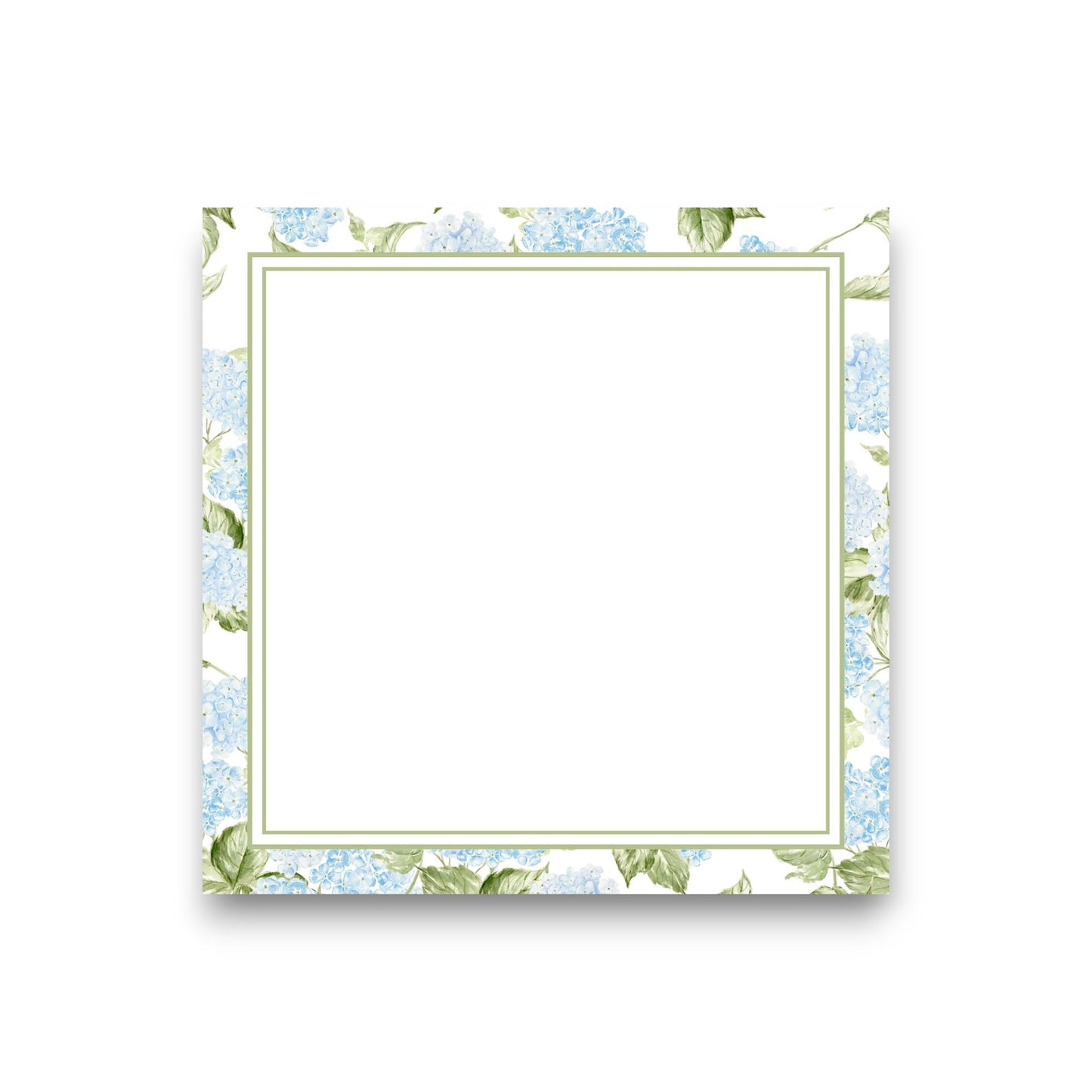 Hydrangea Border Baby Chunk Notepad