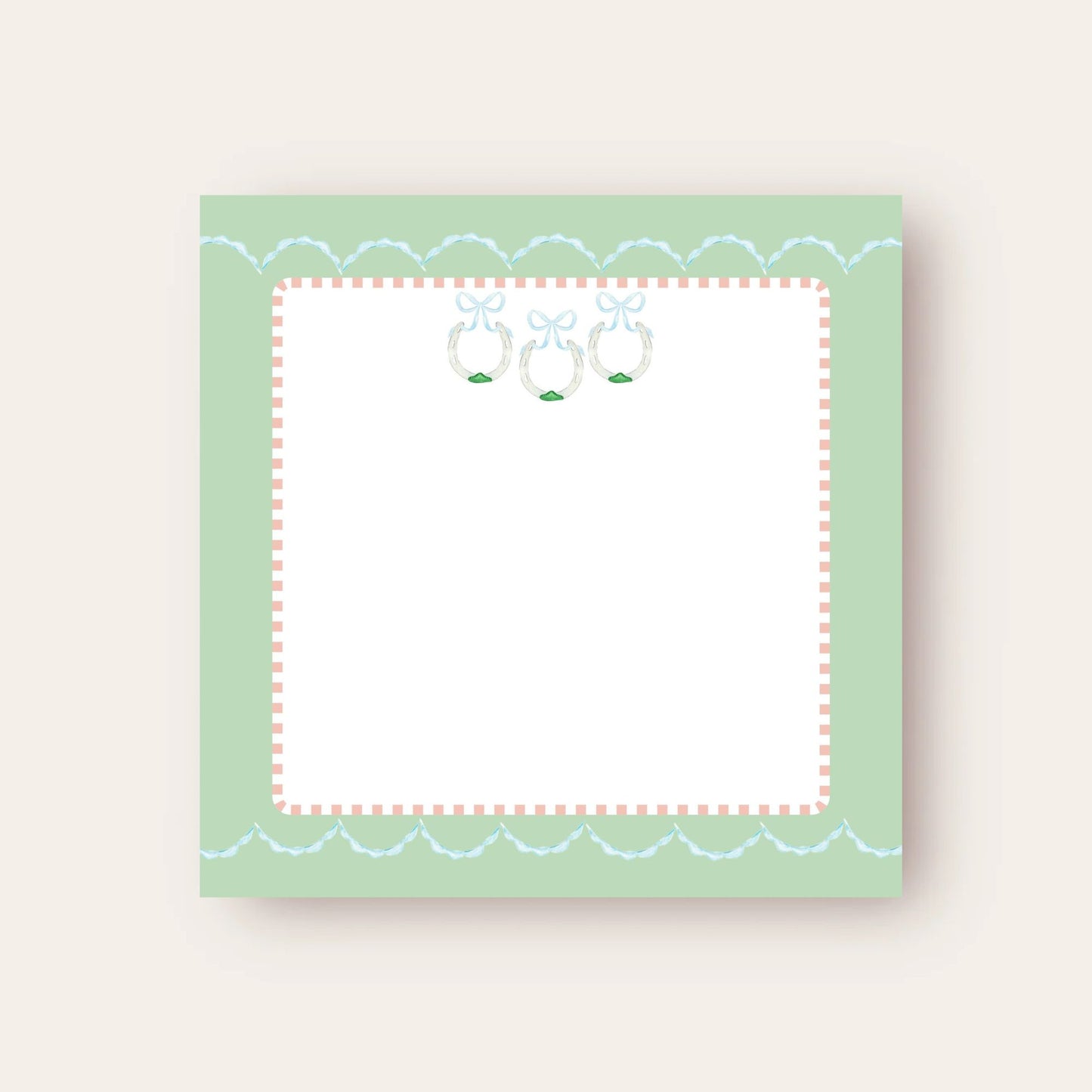 Three Horseshoe Baby Chunk Notepad