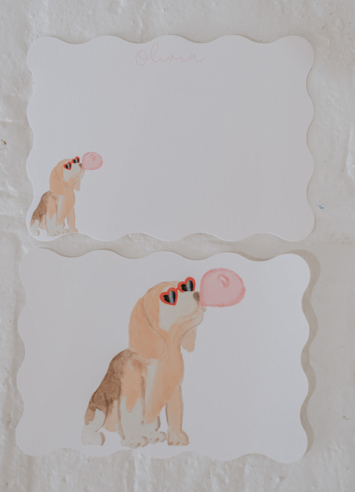 Cute Beagle Stationary Set