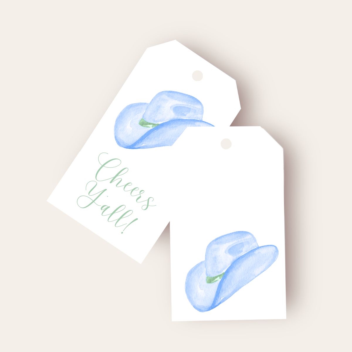 Dear John Hat Big Gift Tags