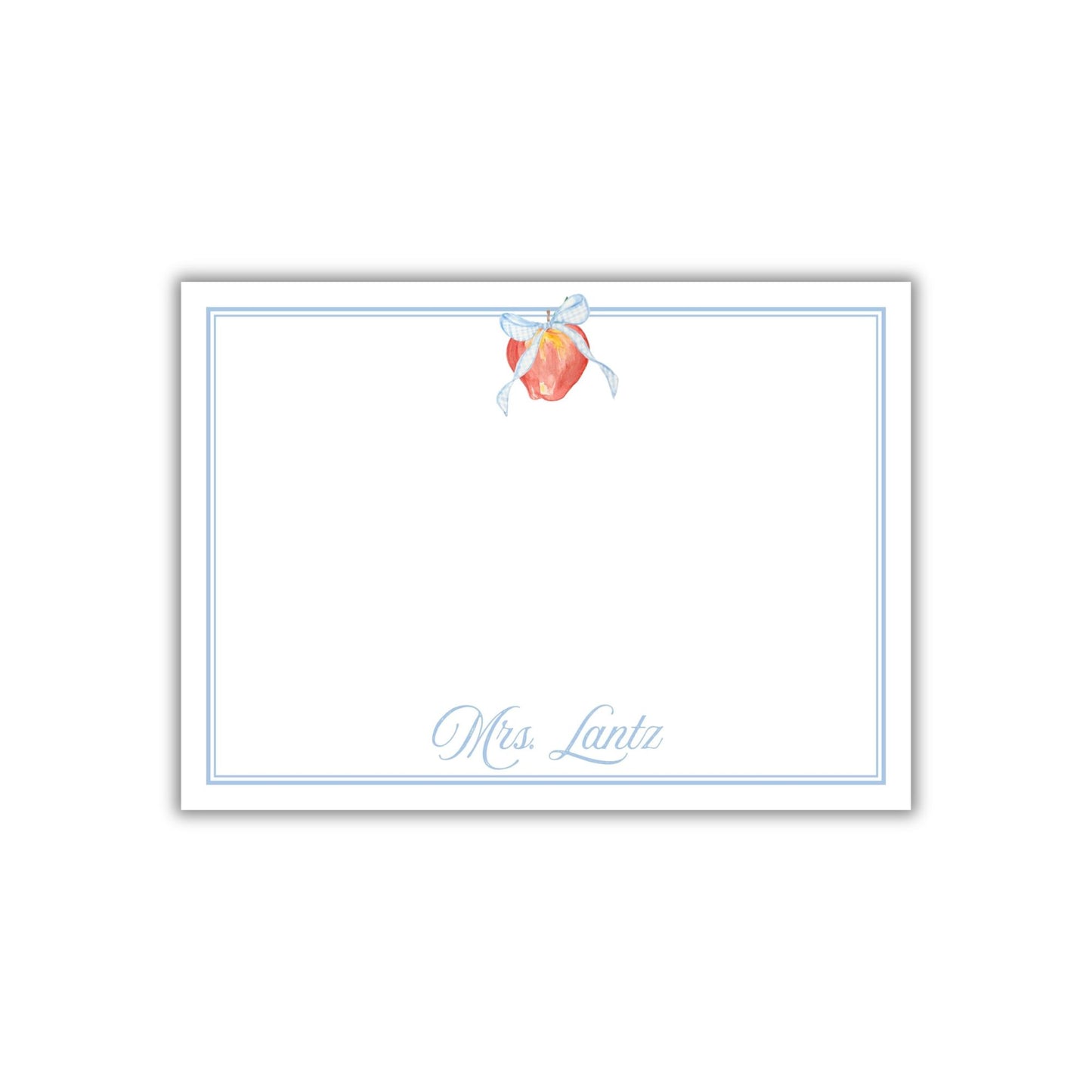 John's Apple Stationery Set