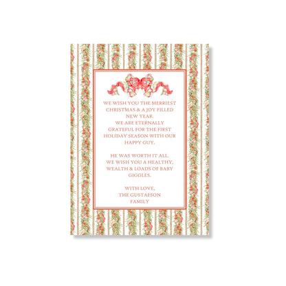 This is So Pretty Oval Holiday Card
