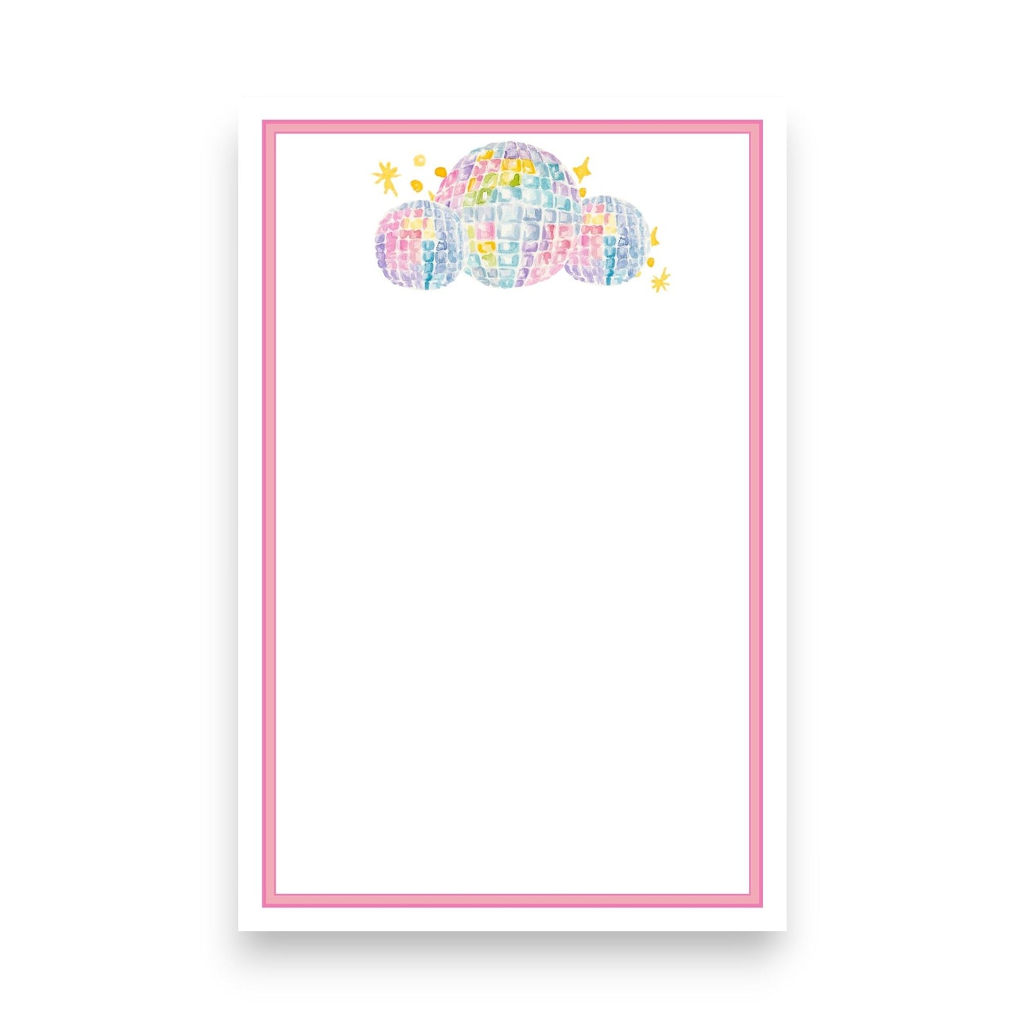 Meet Me at the Disco Ball Skinny Chunk Notepad