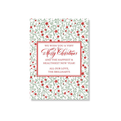 Cross Stitch Level Classic Holiday Card