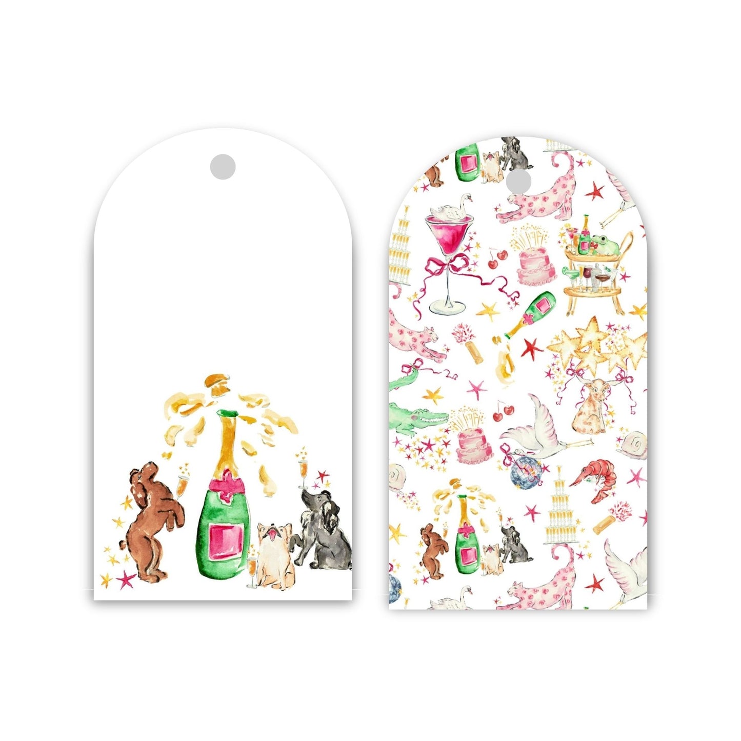 Pups Like to Party Big Gift Tags