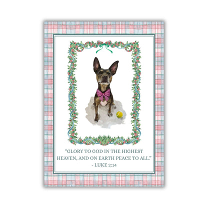 Tartan & Garland Holiday Card