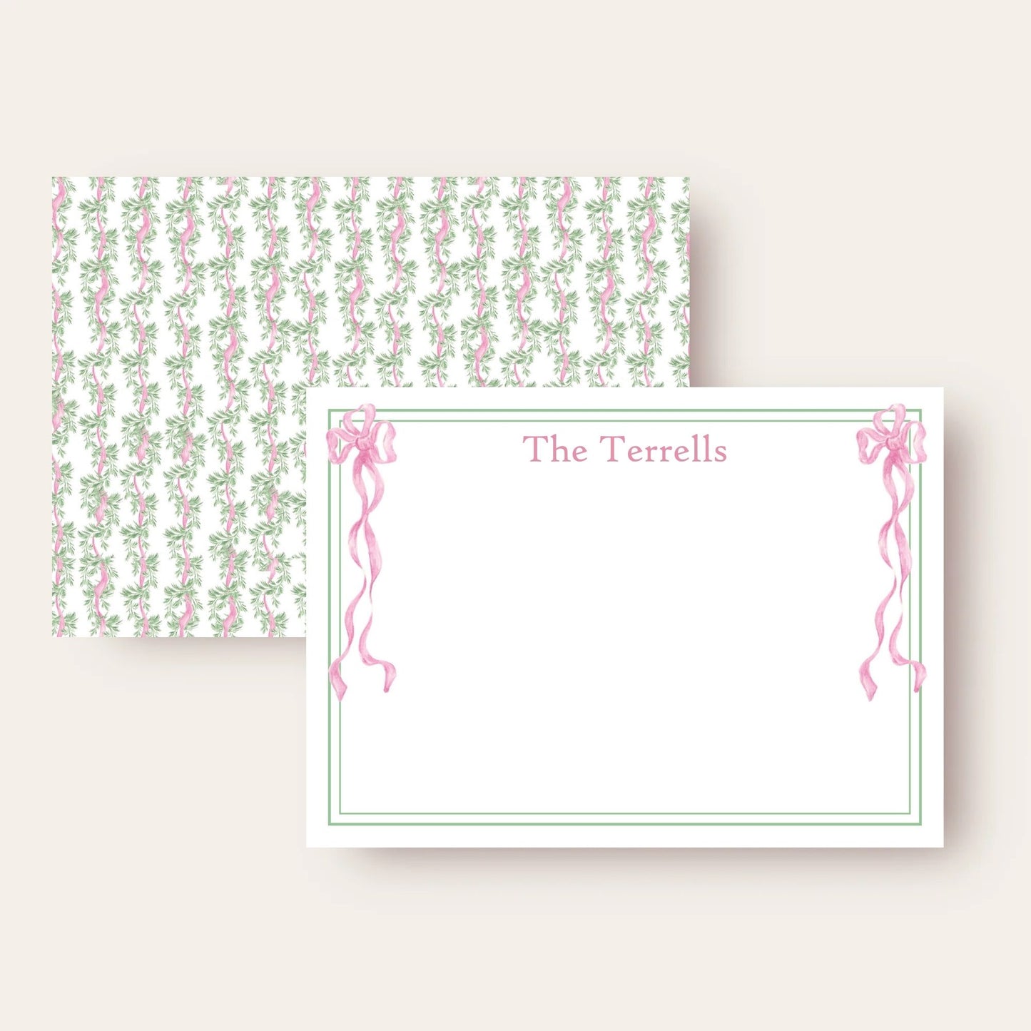Loveshack, Fancy & Perfectly Pink Bows Stationery Set