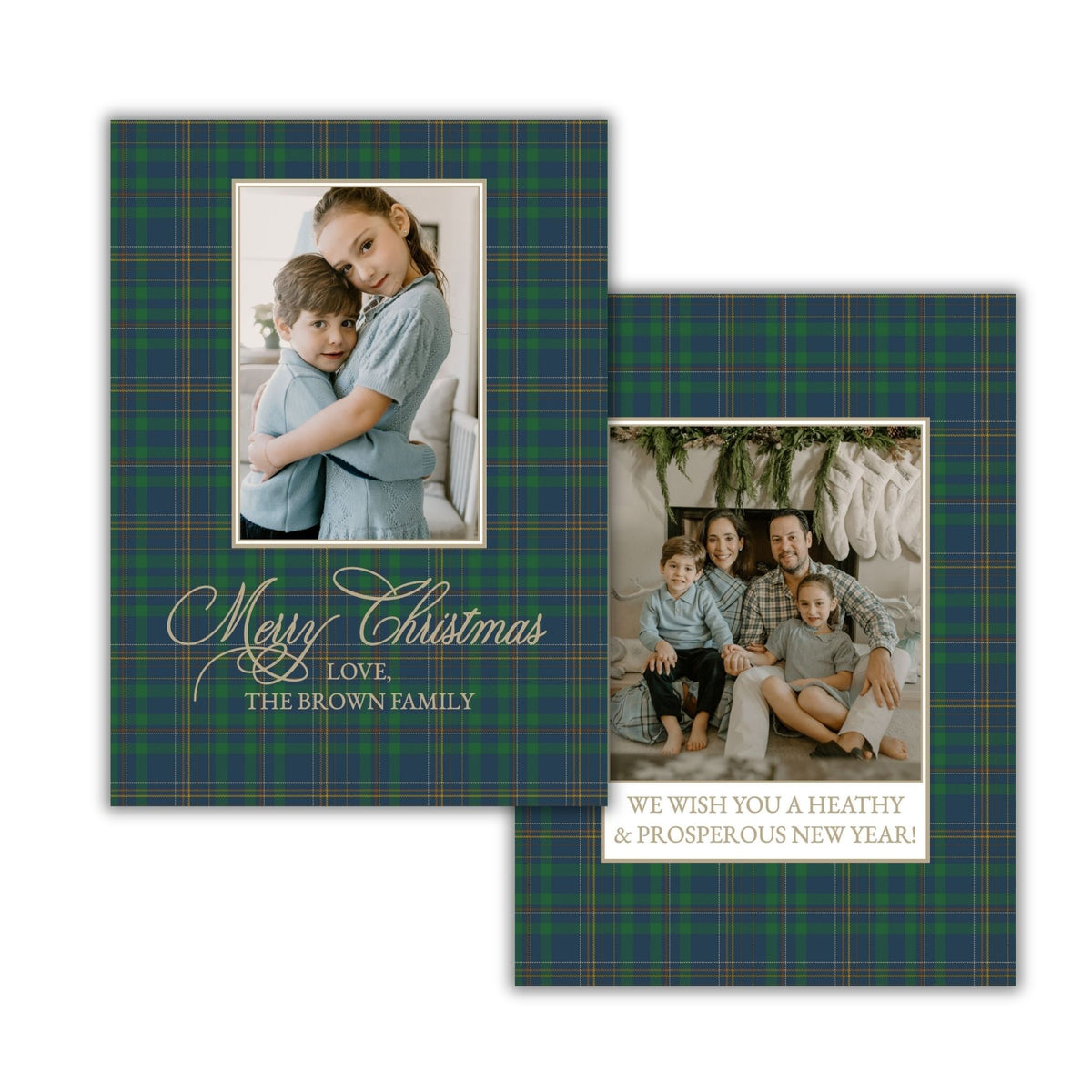 Favorite Plaid, It's Perfect Holiday Card