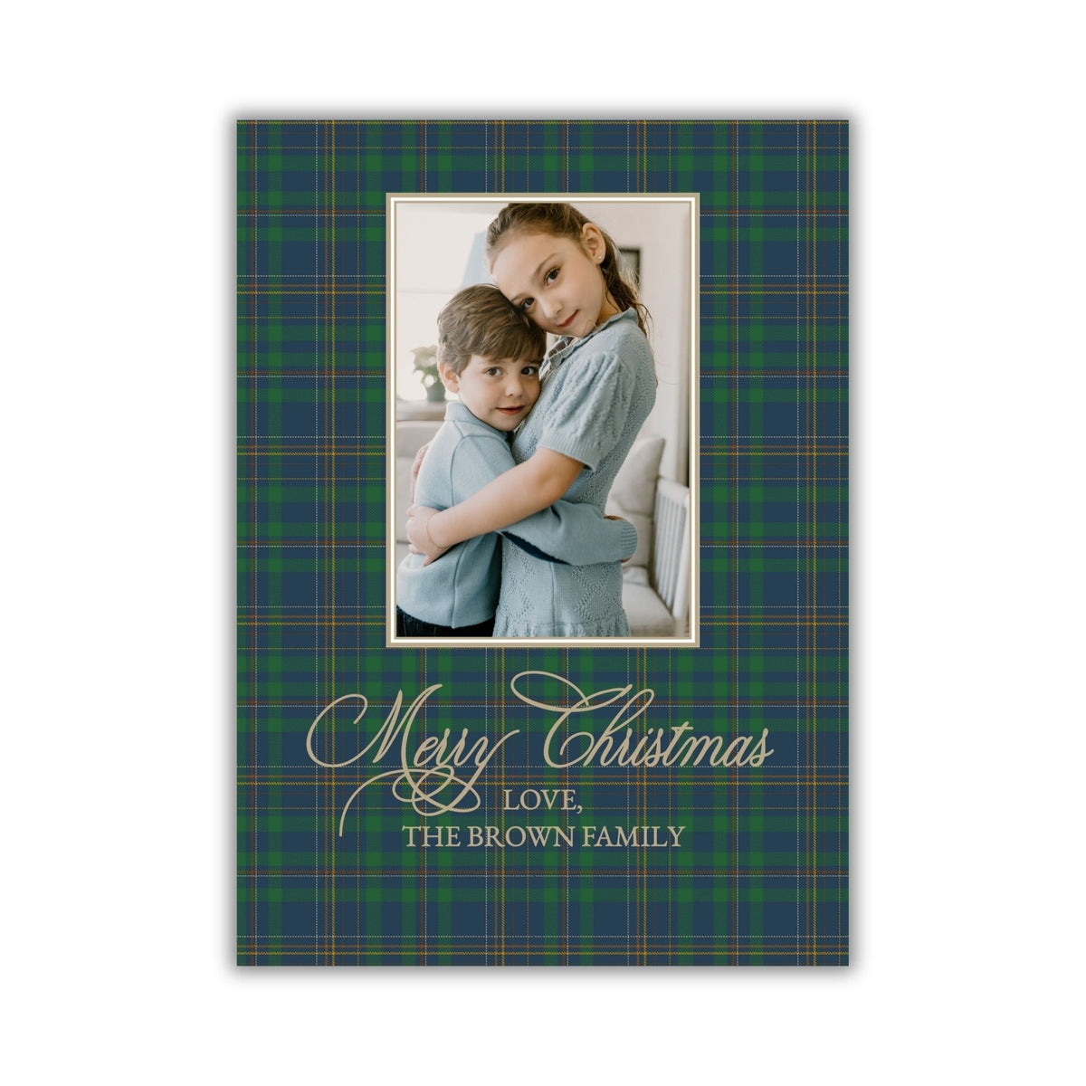 Favorite Plaid, It's Perfect Holiday Card