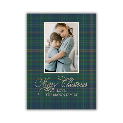 Favorite Plaid, It's Perfect Holiday Card