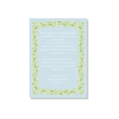 Joy to Our Whole World Holiday Card