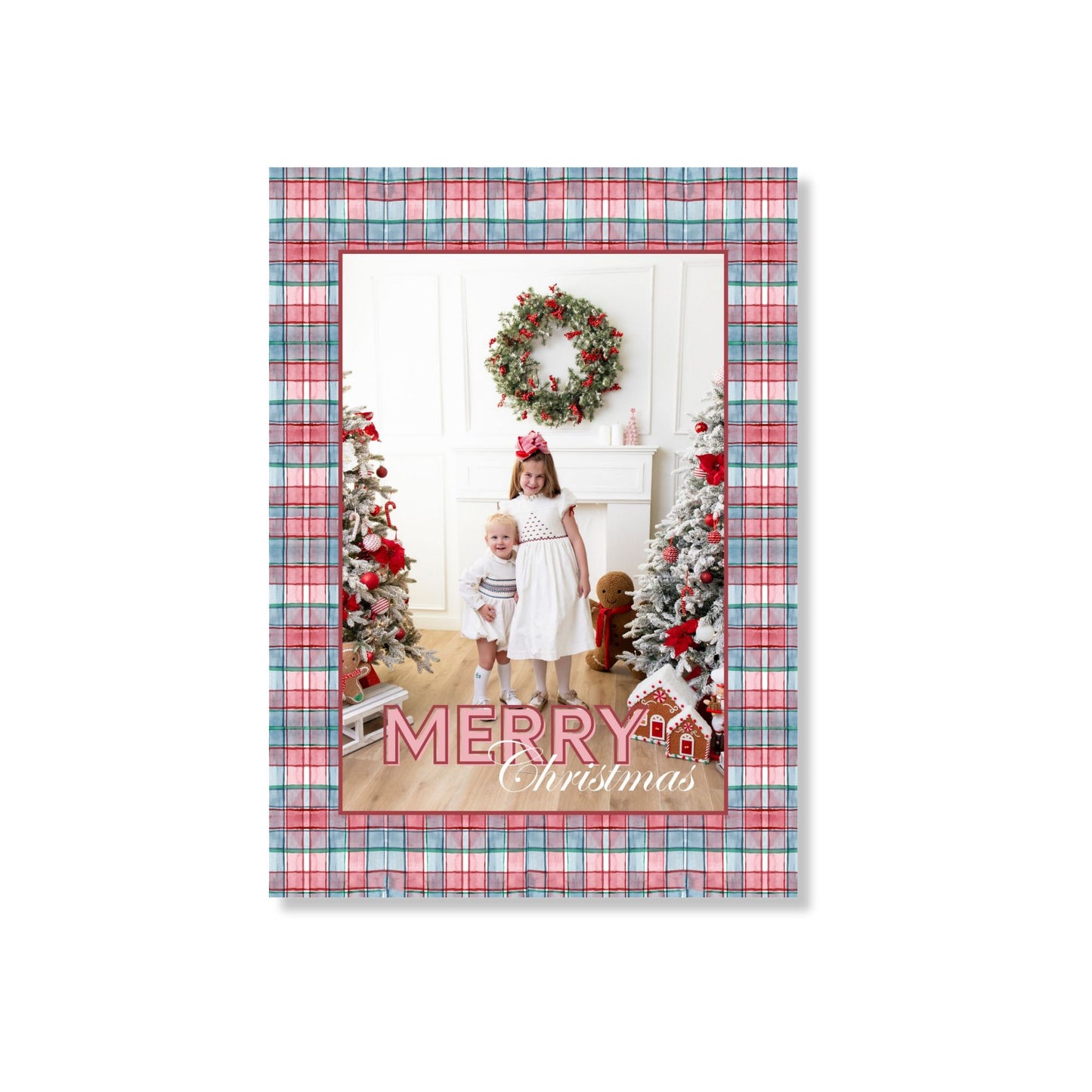 The Tartan Though Holiday Card