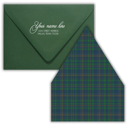 Favorite Plaid, It's Perfect Holiday Card